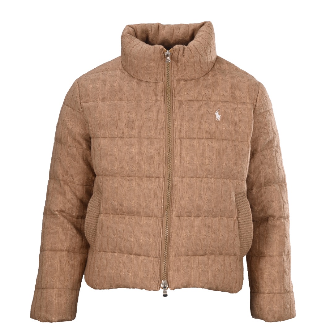 Ralph Lauren Wool Knit Puffer Jacket