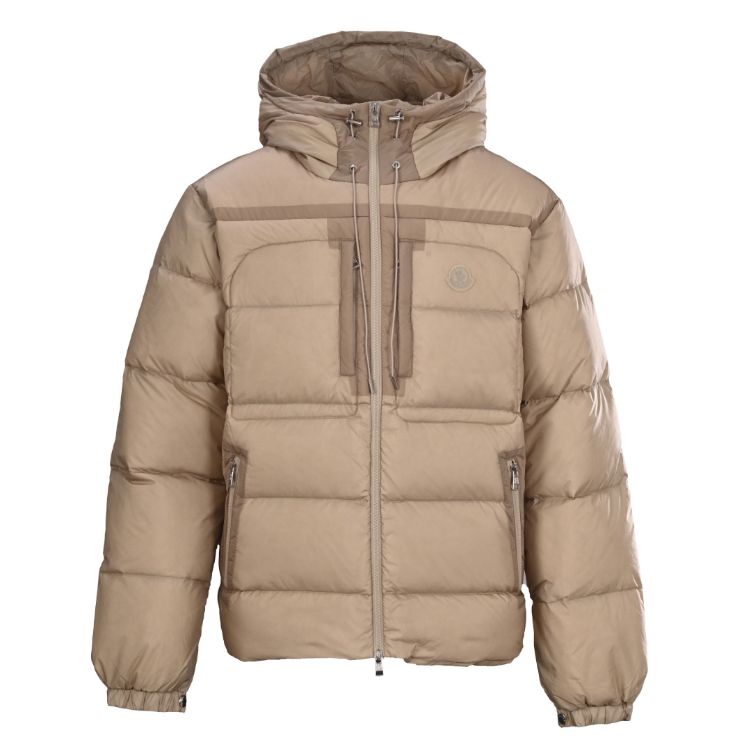 Moncler Short Hooded Quilted Down Jacket