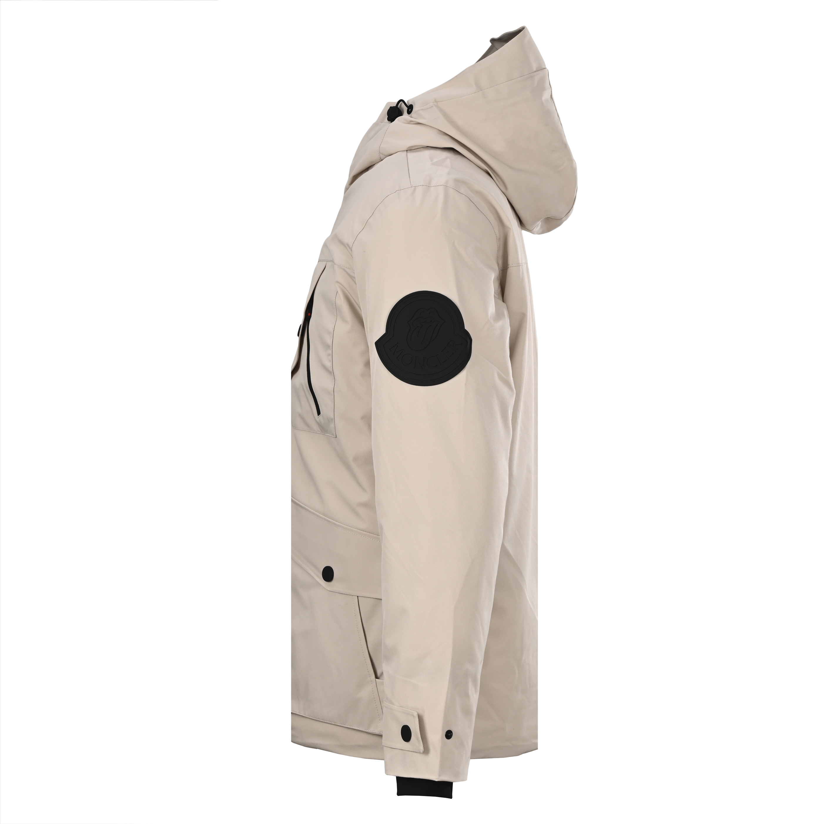 Moncler x Rolling Stone Collaborative 'Big Tongue' Down Jacket