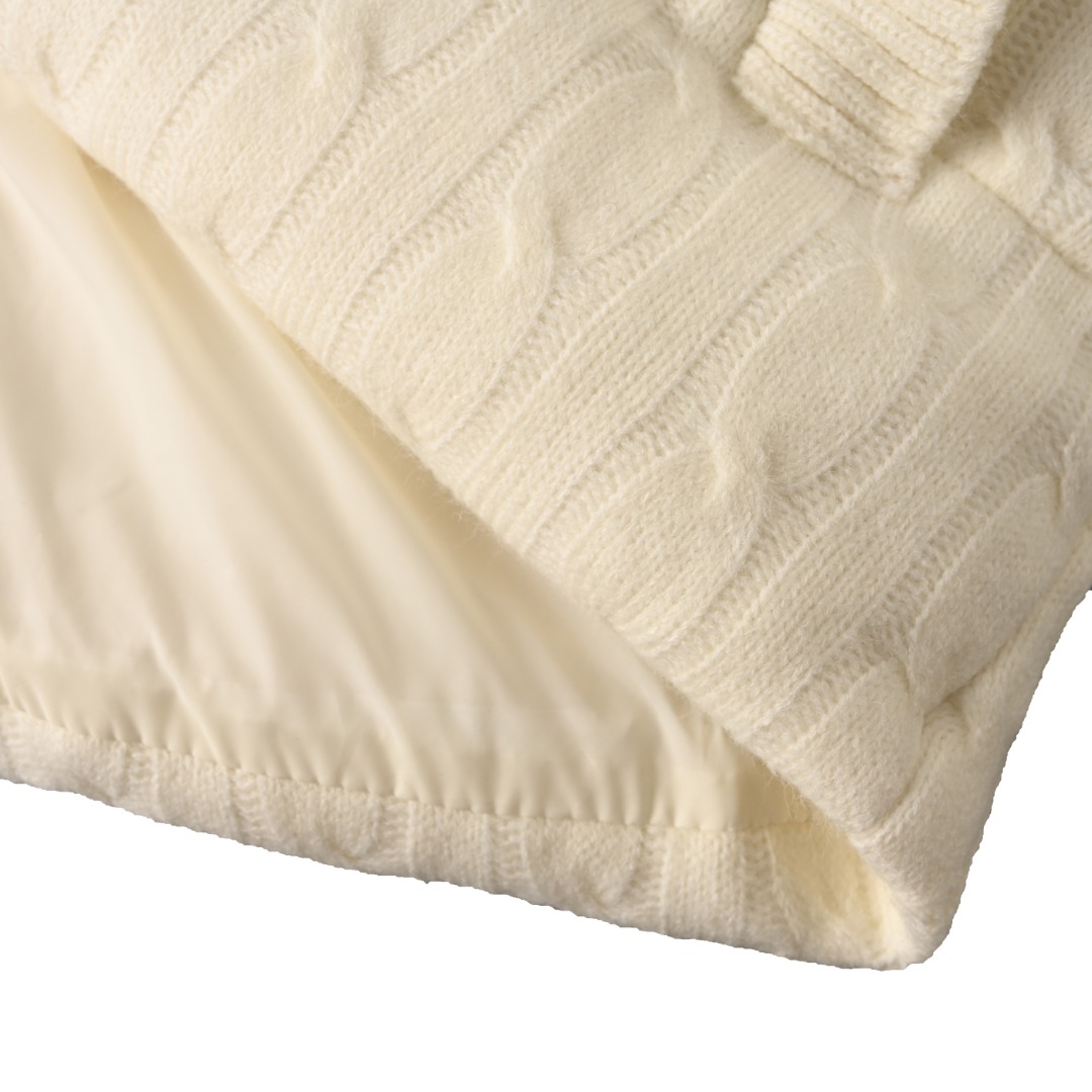 Ralph Lauren Wool Knit Puffer Jacket