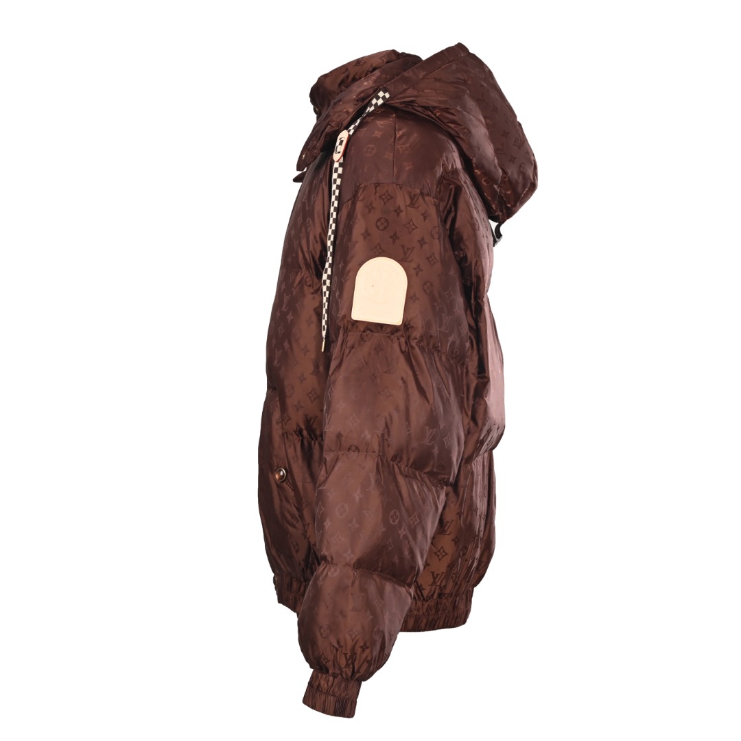 Louis Vuitton Ski Series Fully Printed Monogram Lamb Fleece Down Jacket