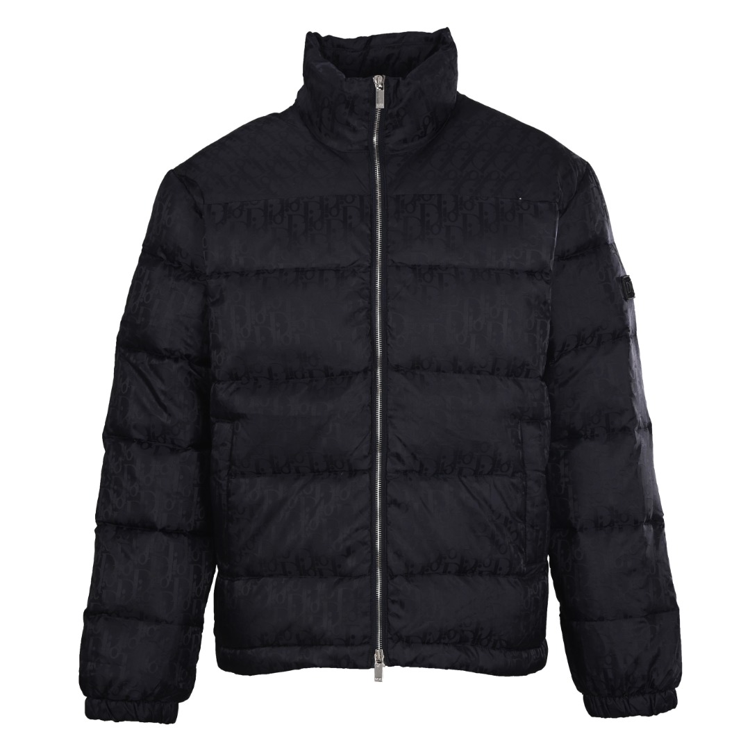 Dior Oblique Stand-Collar Down Jacket