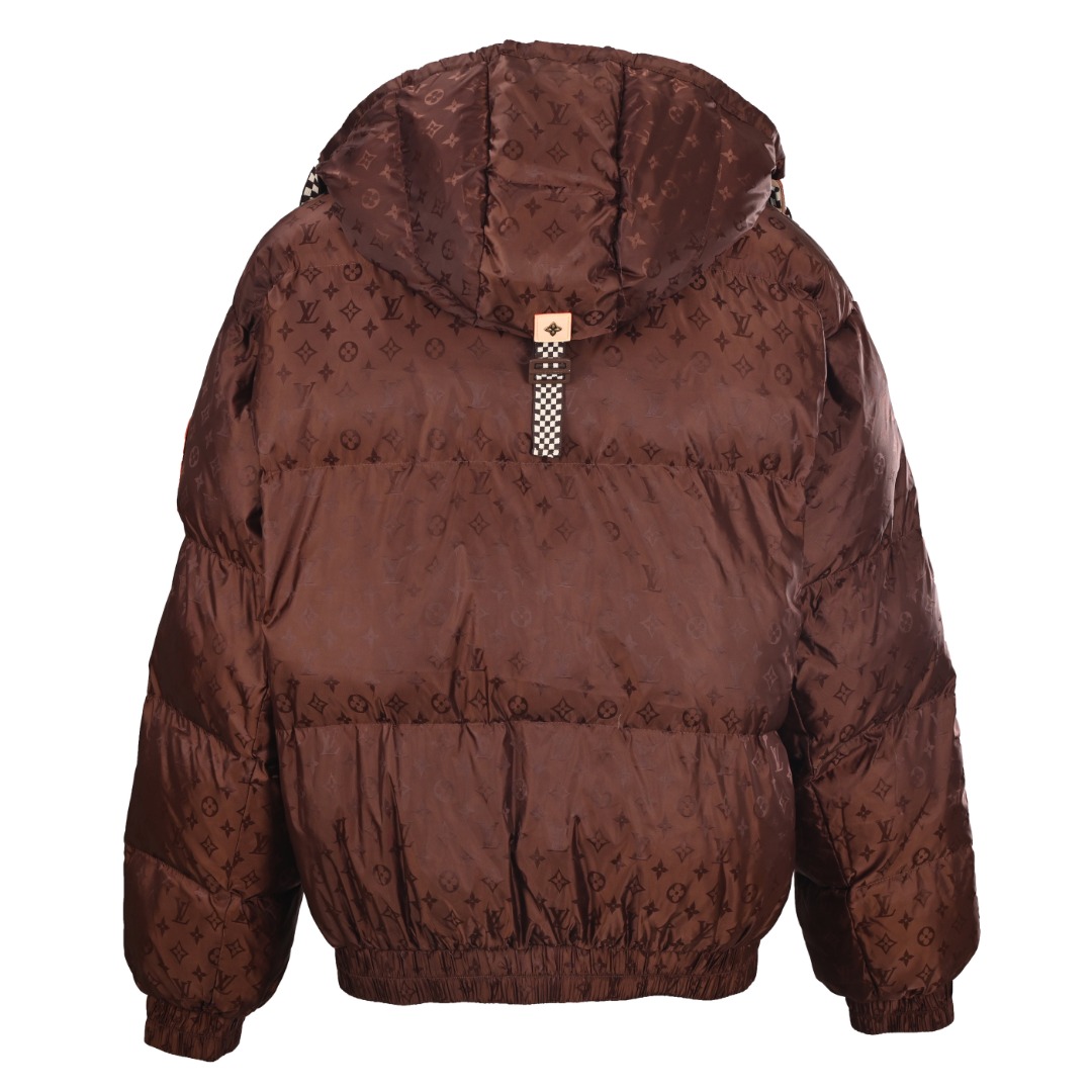 Louis Vuitton Ski Series Fully Printed Monogram Lamb Fleece Down Jacket