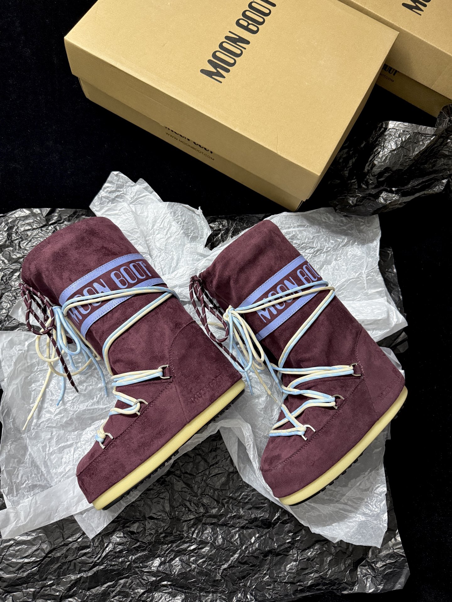 Moon Boot Christmas limited edition strap knee-high snow boots