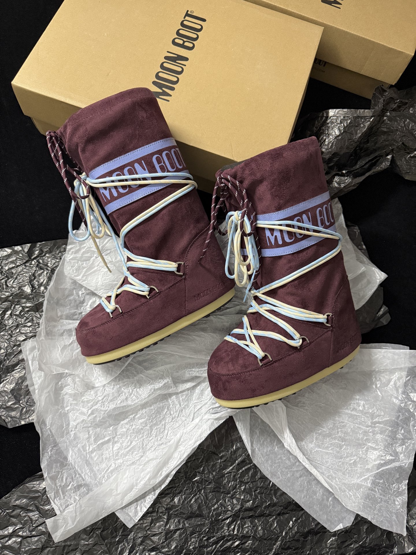 Moon Boot Christmas limited edition strap knee-high snow boots