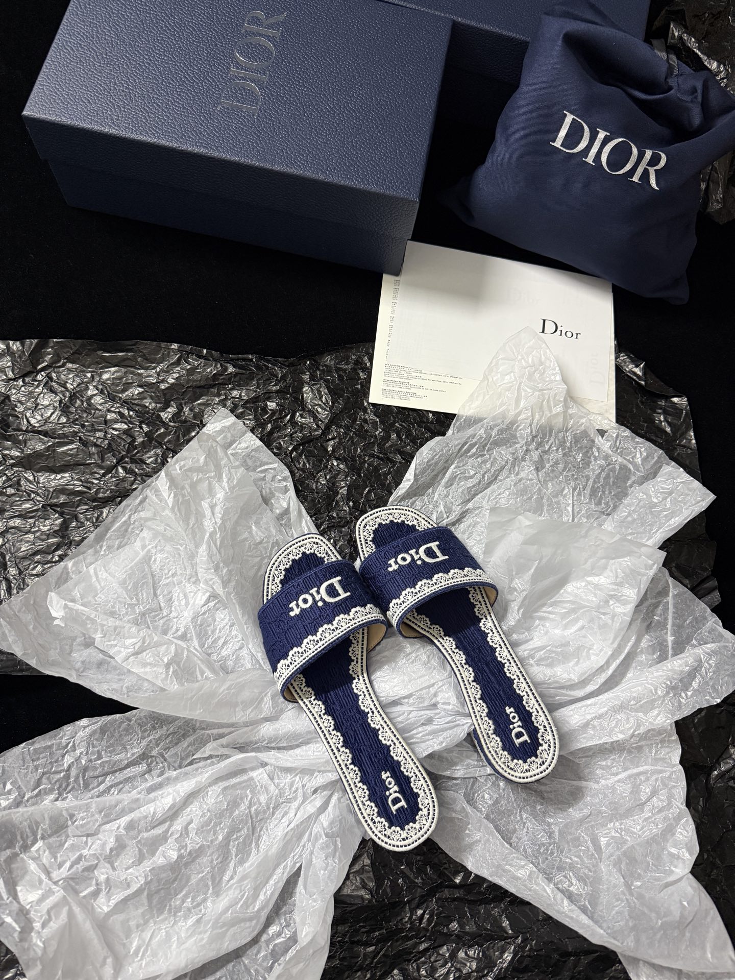 Dior Lace slippers