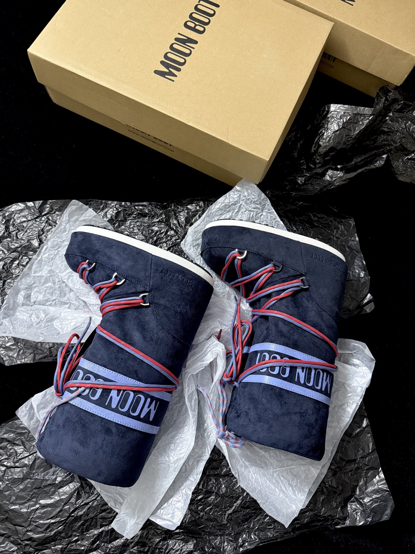 Moon Boot Christmas limited edition strap knee-high snow boots