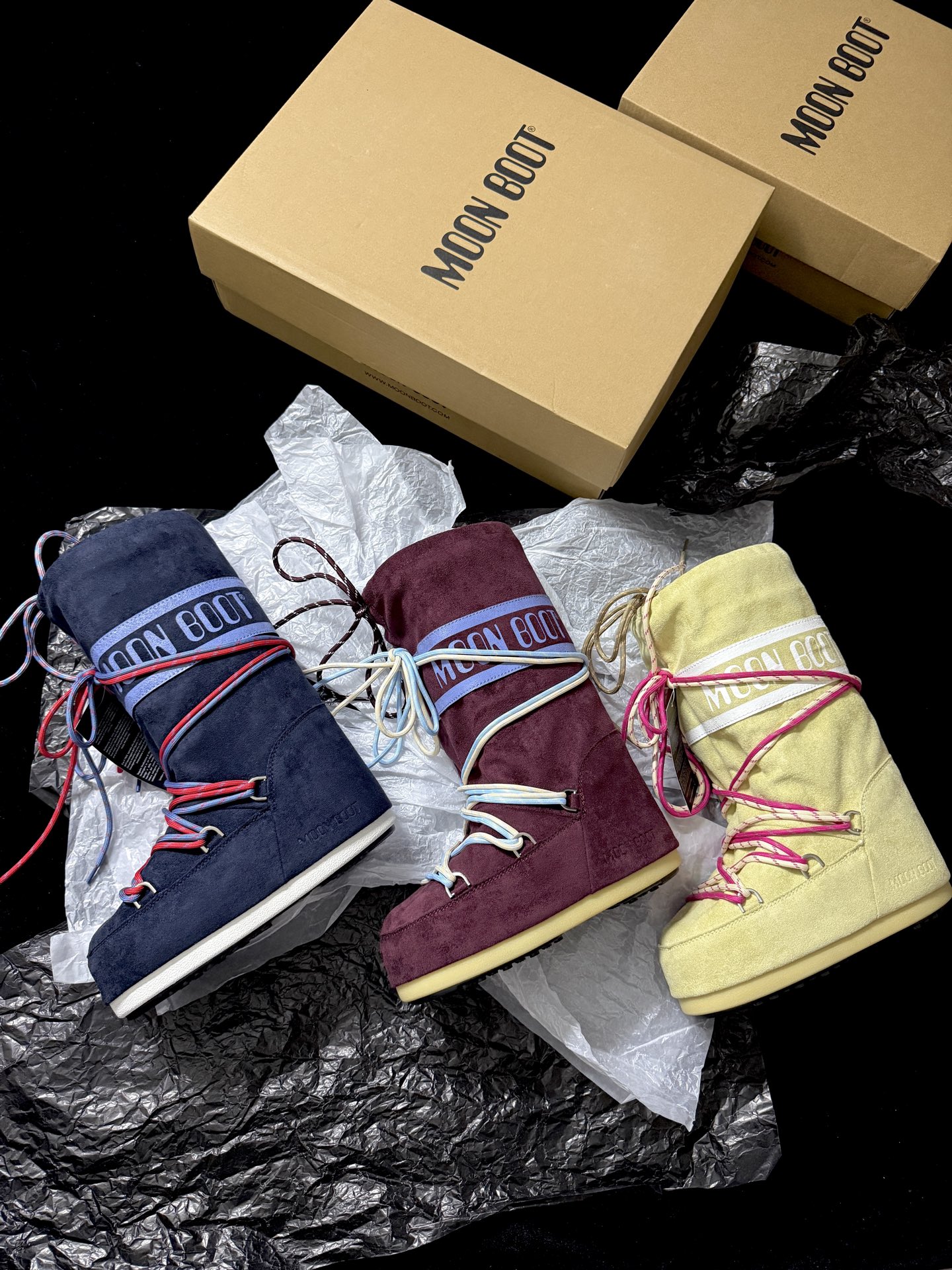 Moon Boot Christmas limited edition strap knee-high snow boots