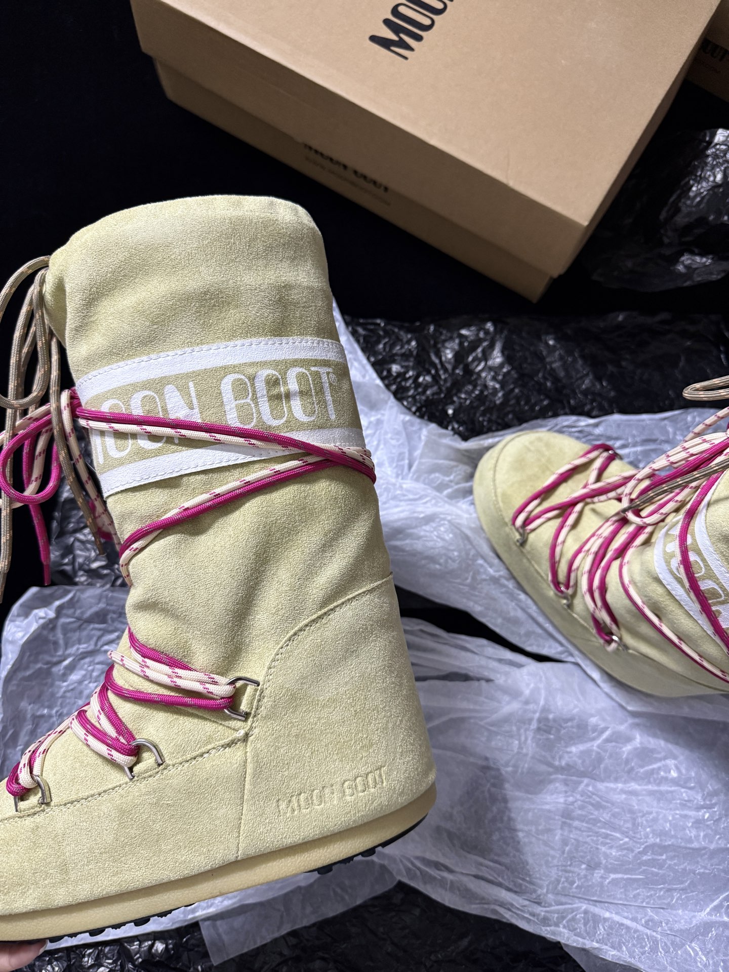 Moon Boot Christmas limited edition strap knee-high snow boots