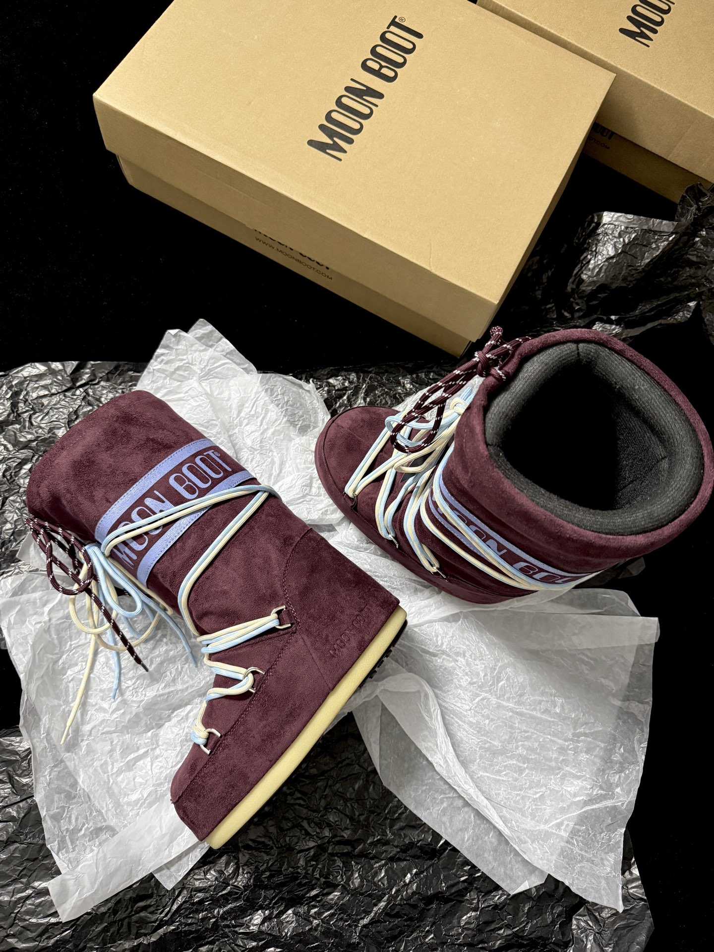 Moon Boot Christmas limited edition strap knee-high snow boots