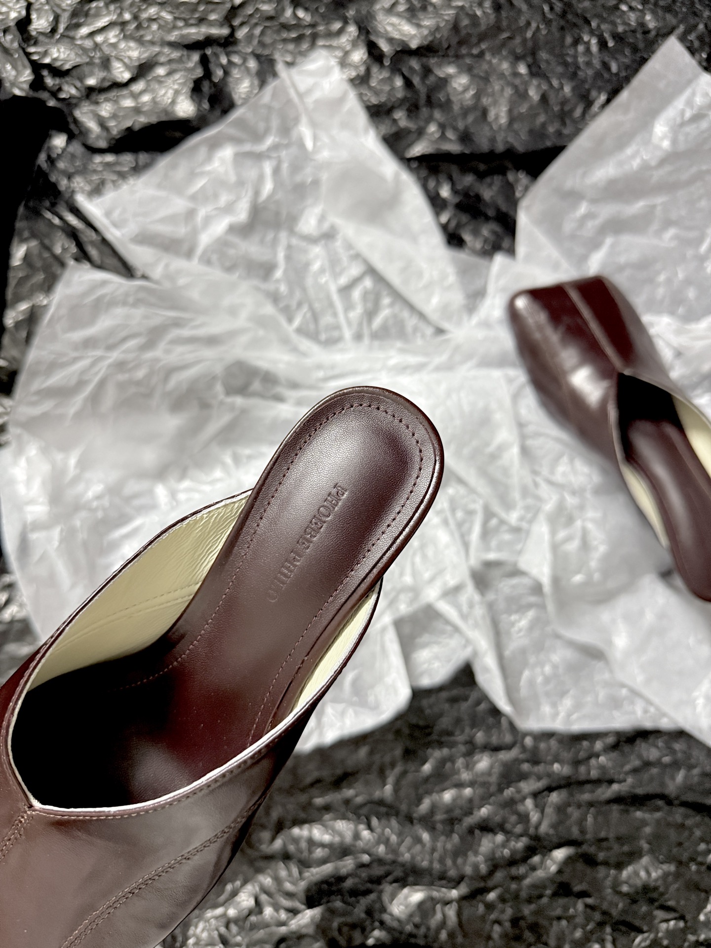 Phoebe Philo Square toe shoes