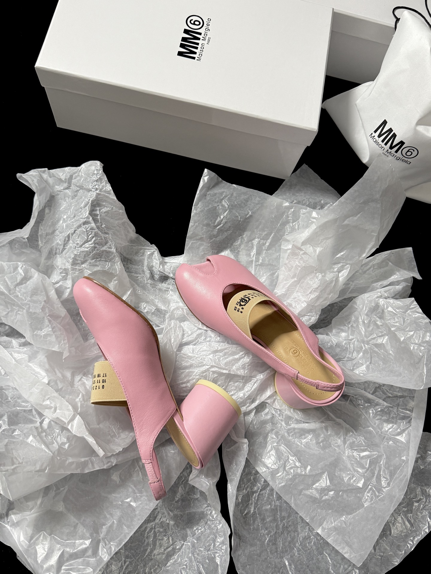 Maison Margiela Pointed last open-toe slippers