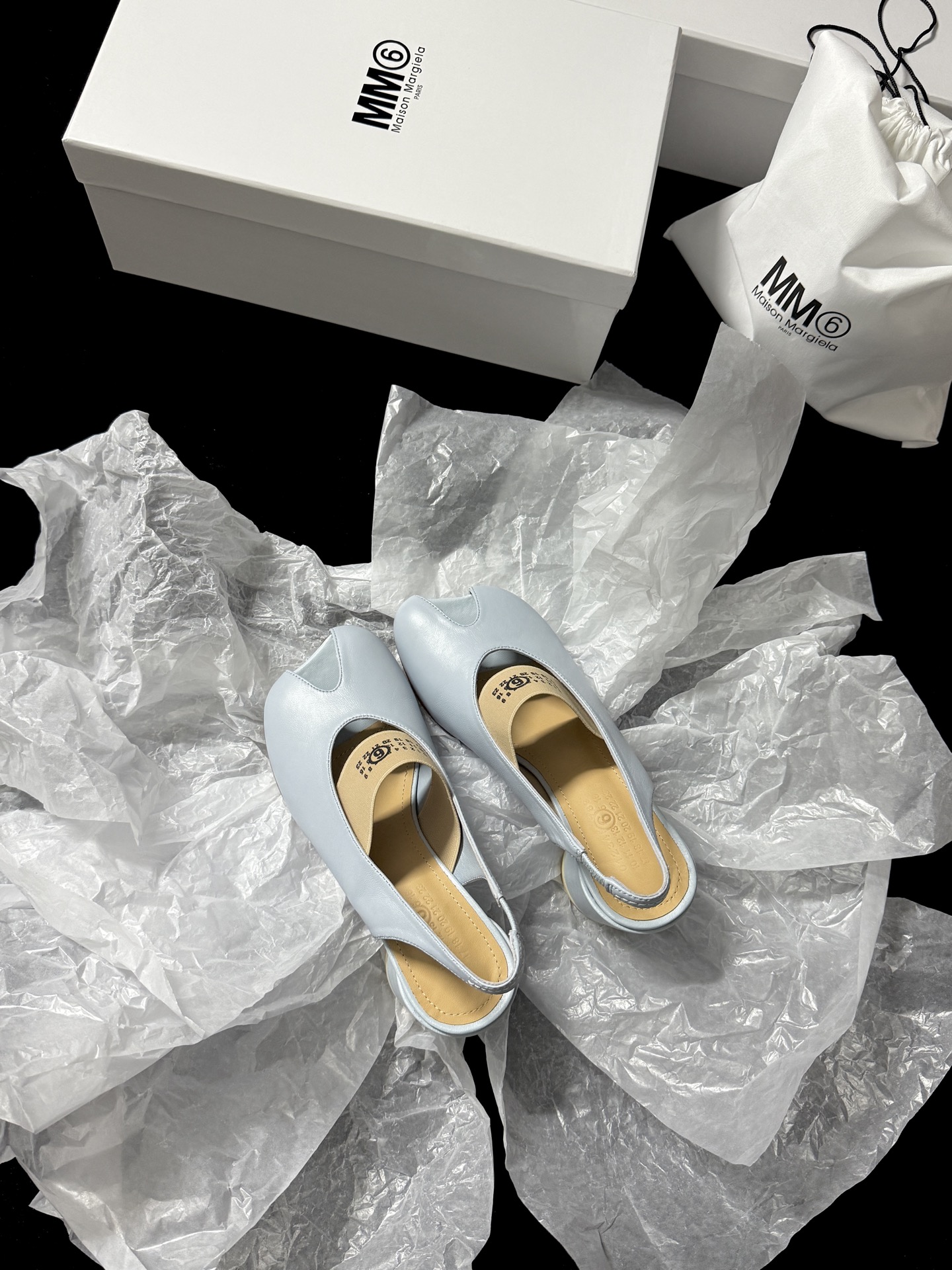Maison Margiela Pointed last open-toe slippers