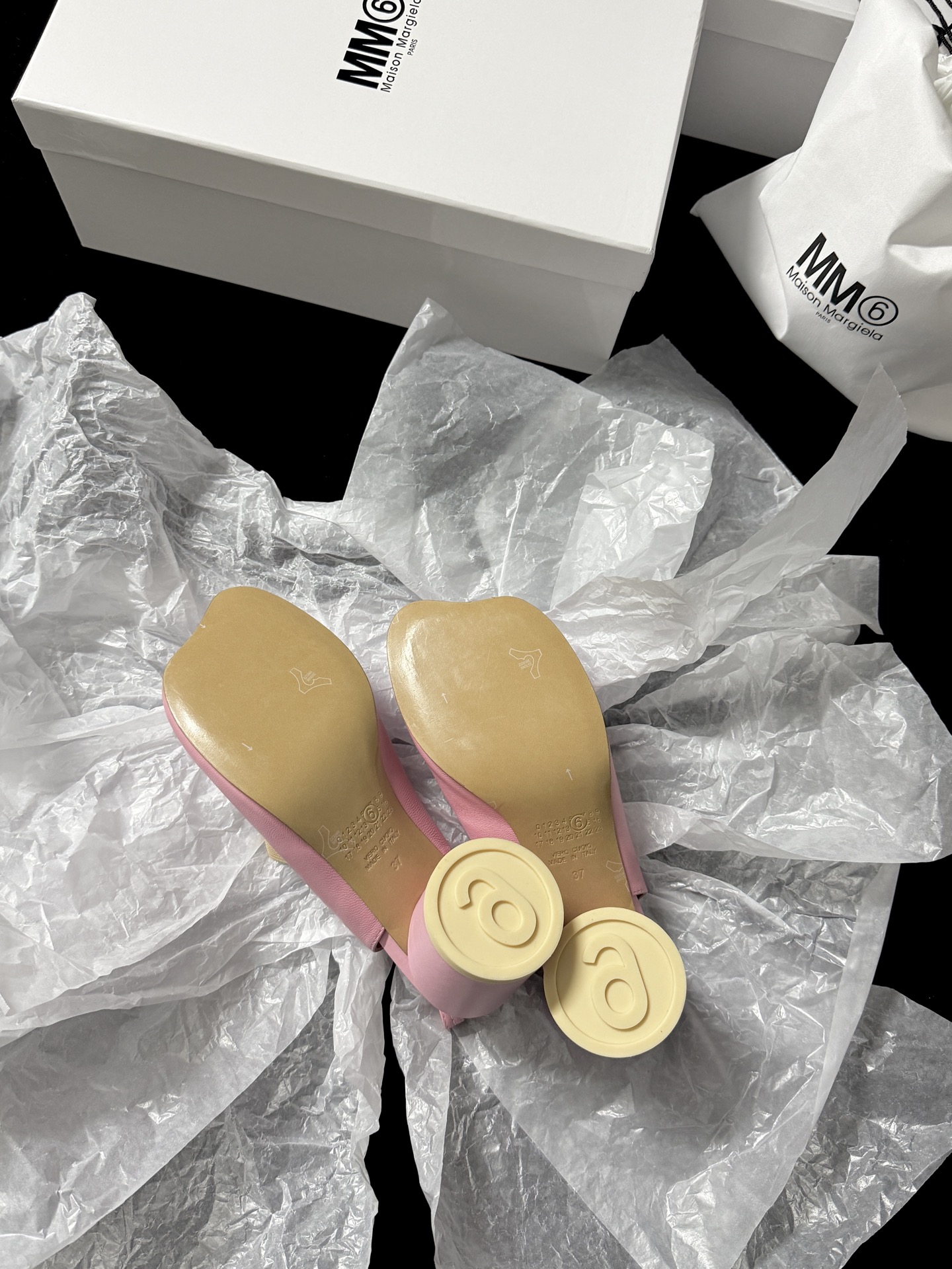 Maison Margiela Pointed last open-toe slippers