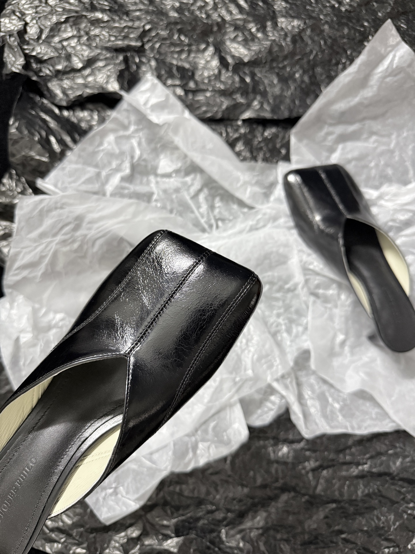 Phoebe Philo Square toe shoes