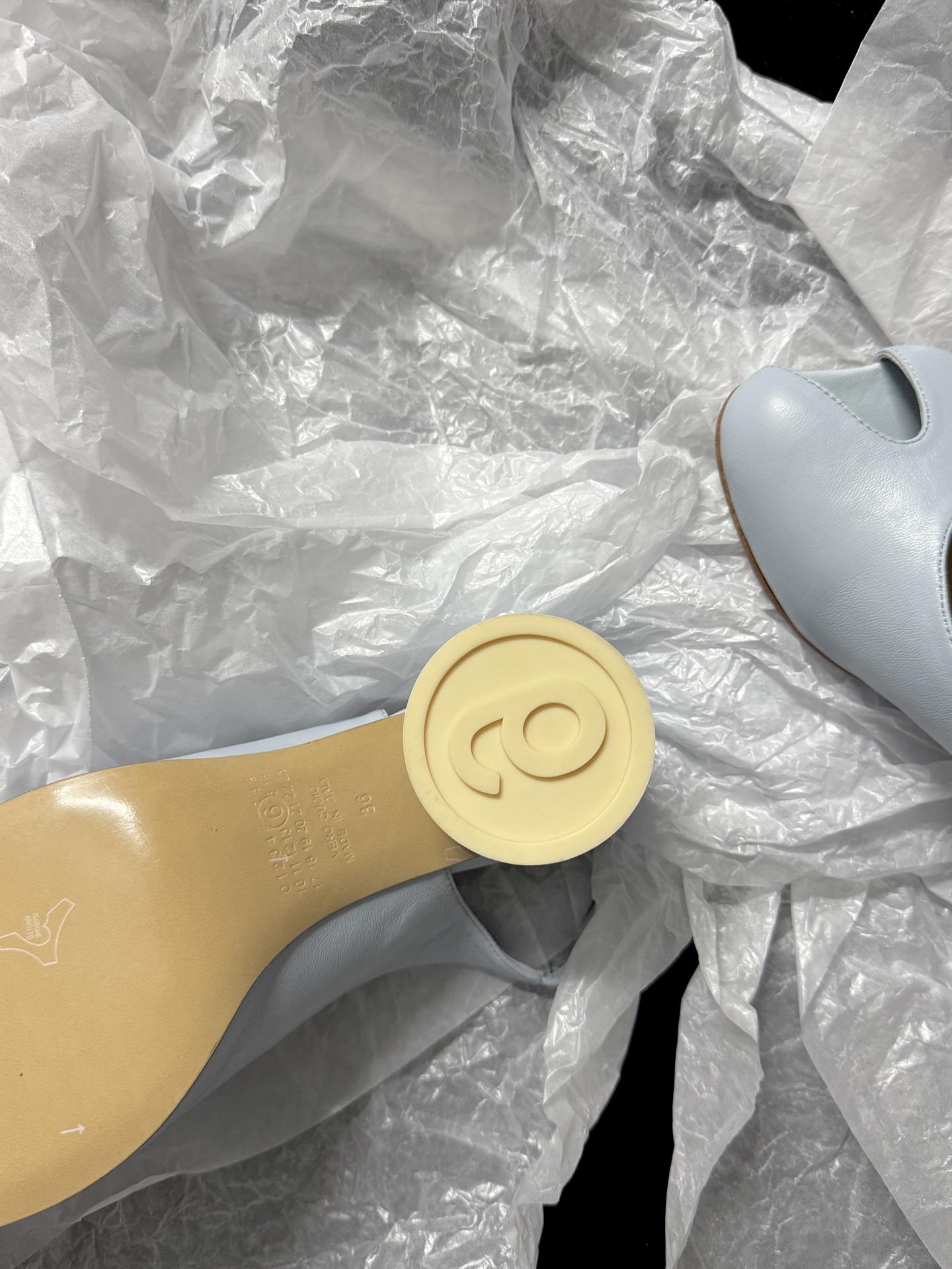 Maison Margiela Pointed last open-toe slippers