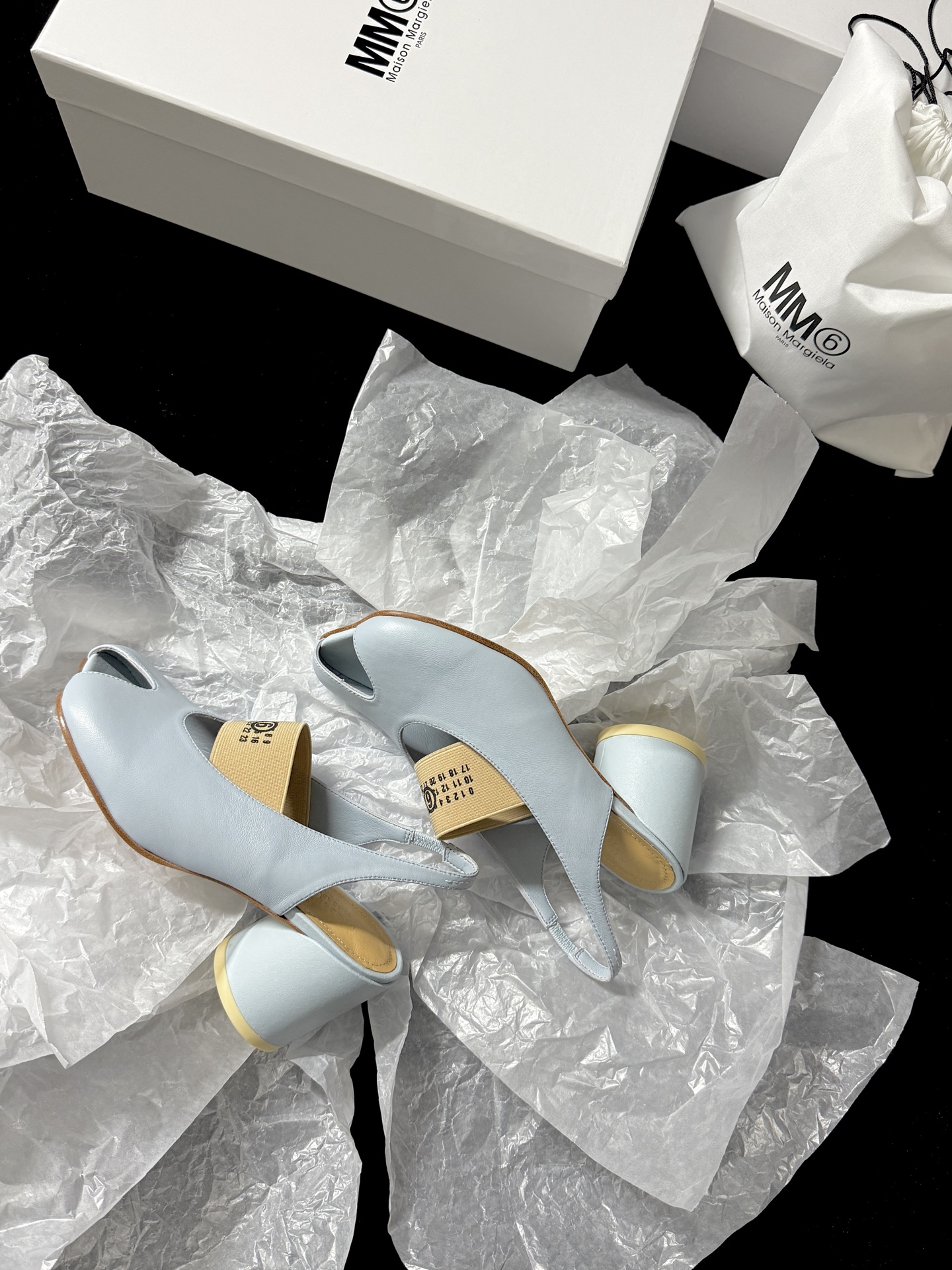 Maison Margiela Pointed last open-toe slippers