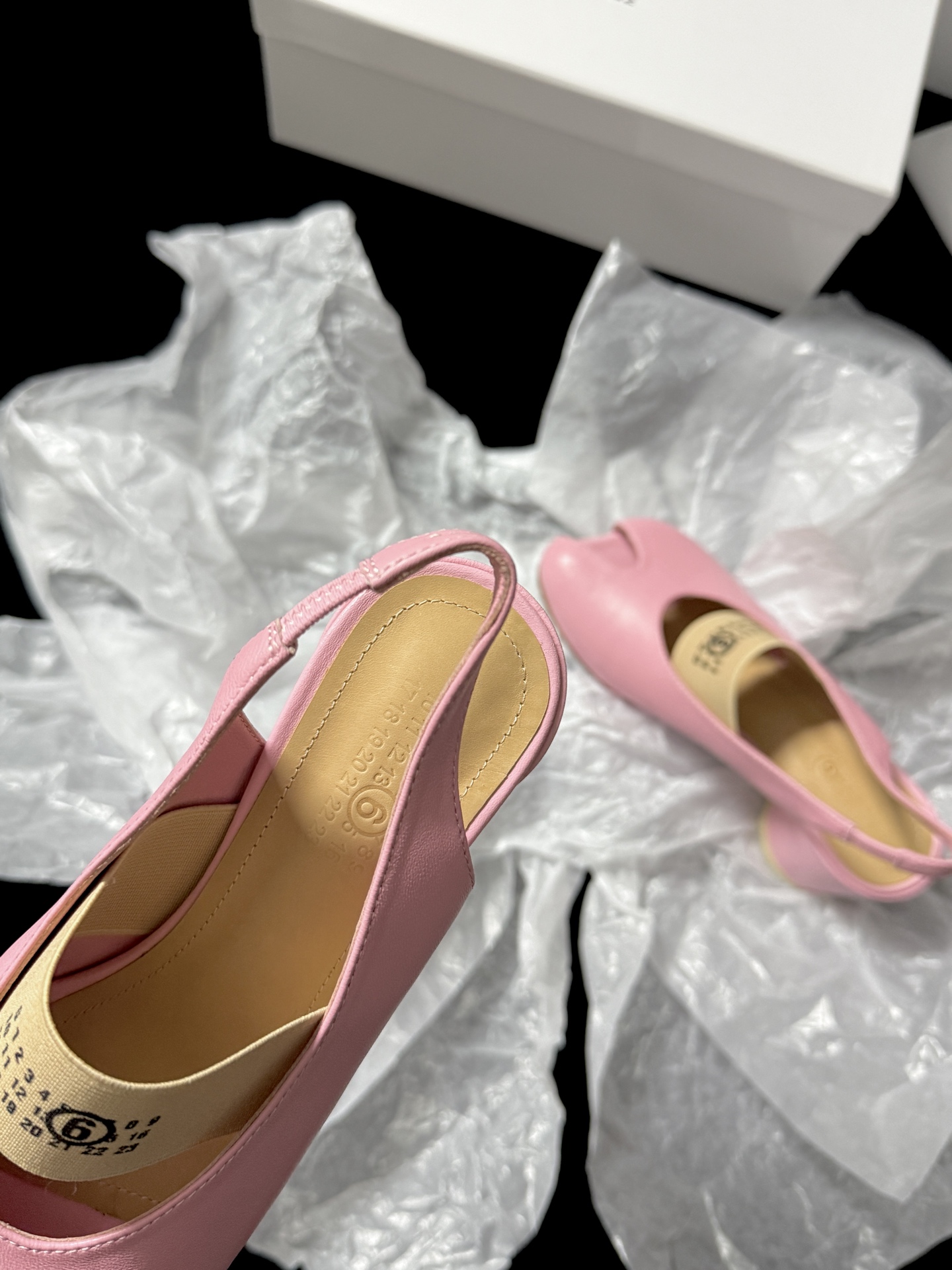 Maison Margiela Pointed last open-toe slippers