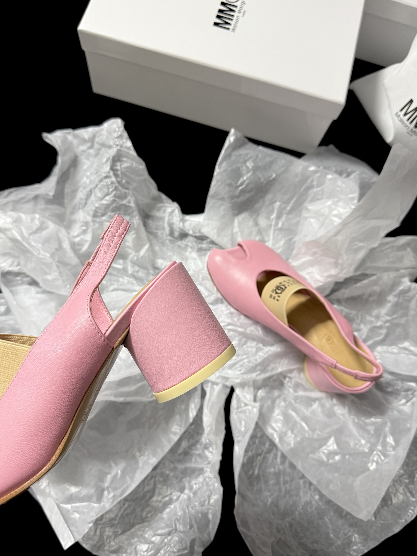 Maison Margiela Pointed last open-toe slippers