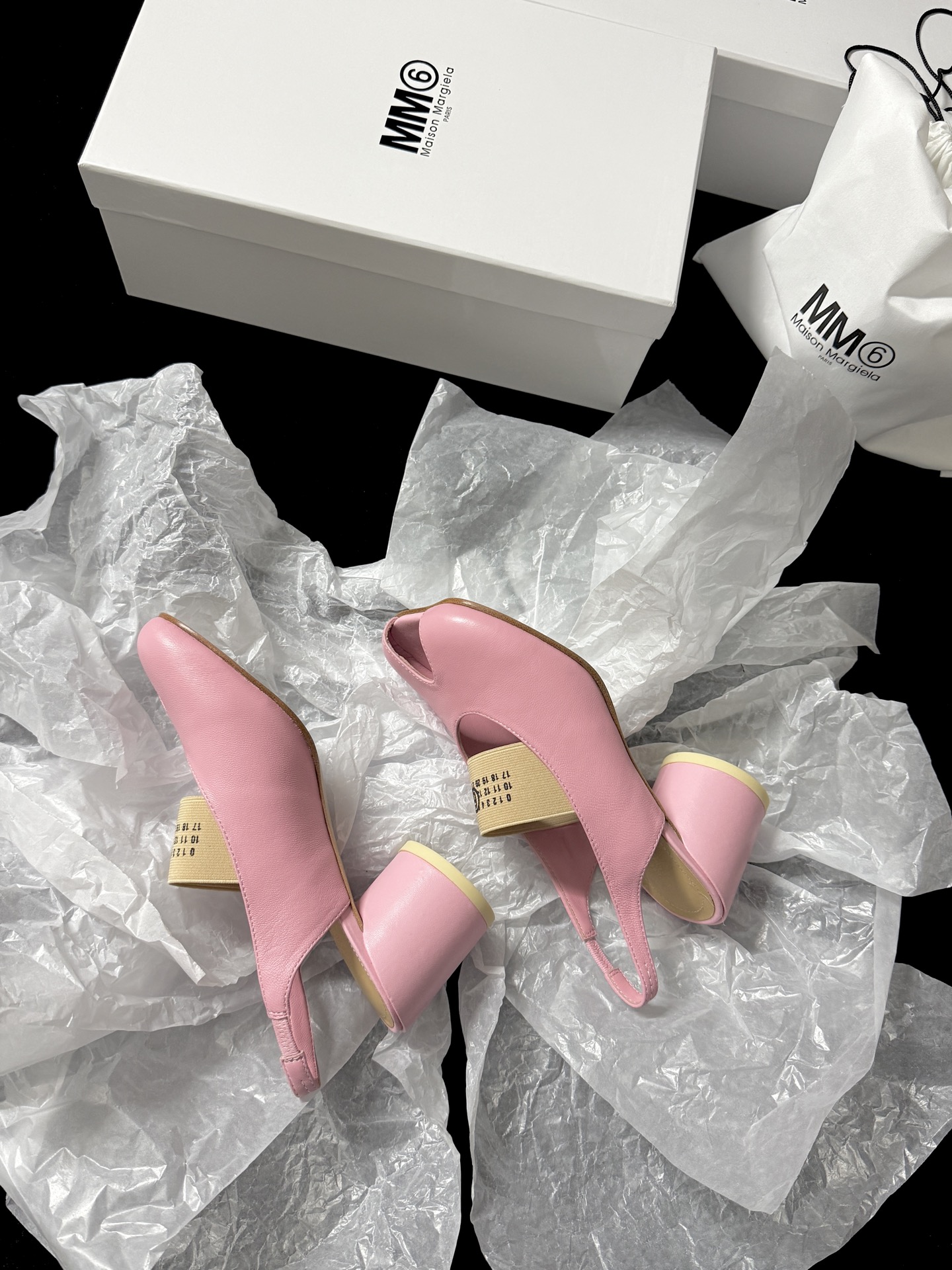 Maison Margiela Pointed last open-toe slippers