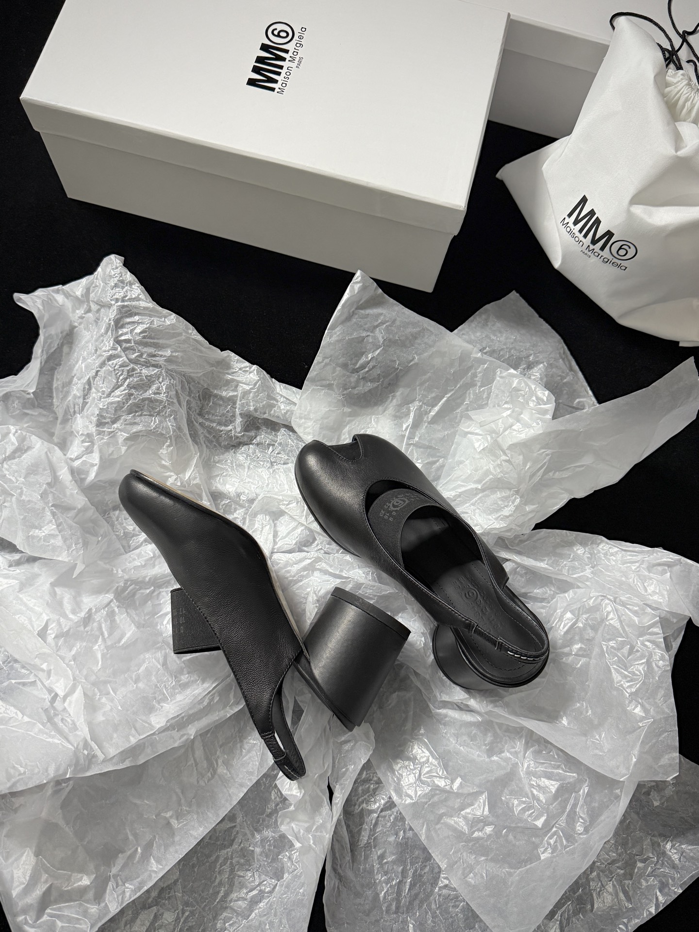 Maison Margiela Pointed last open-toe slippers