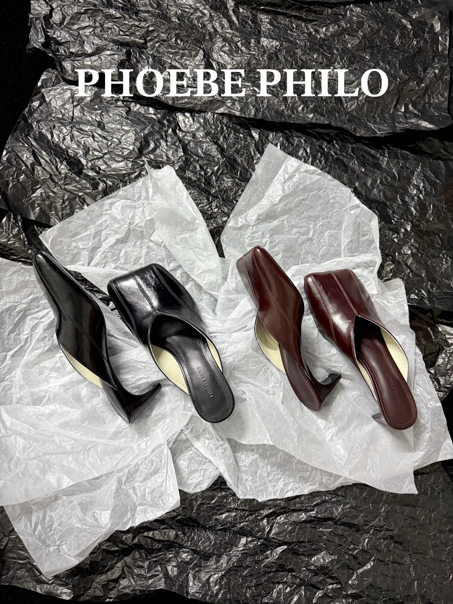 Phoebe Philo Square toe shoes
