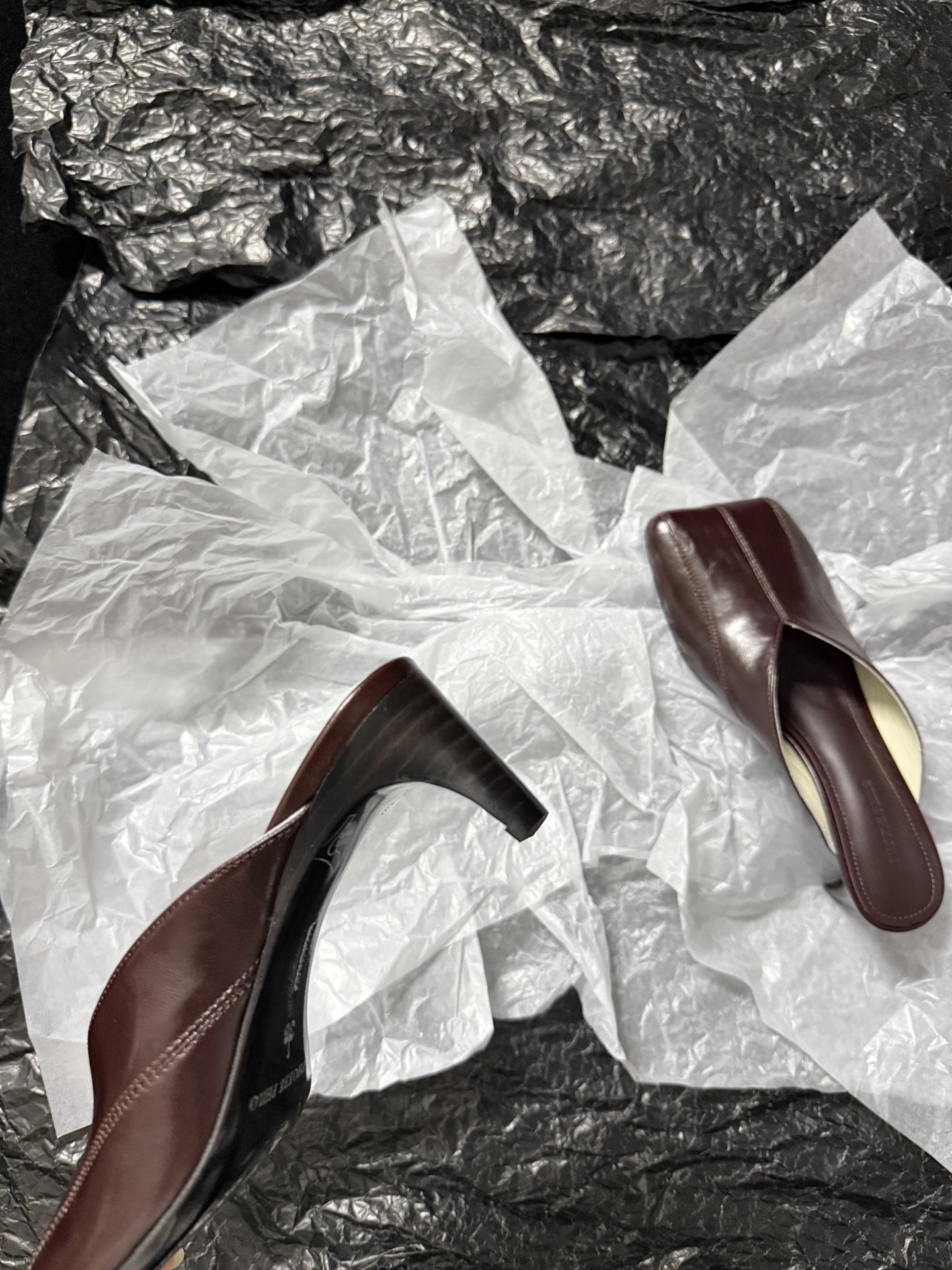 Phoebe Philo Square toe shoes