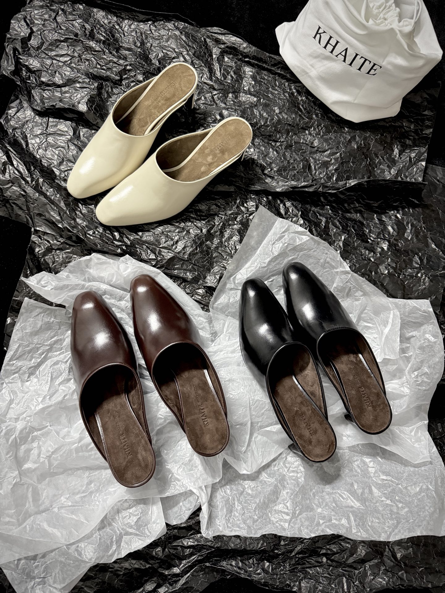 Khait Slip-on minimalist chic high heels