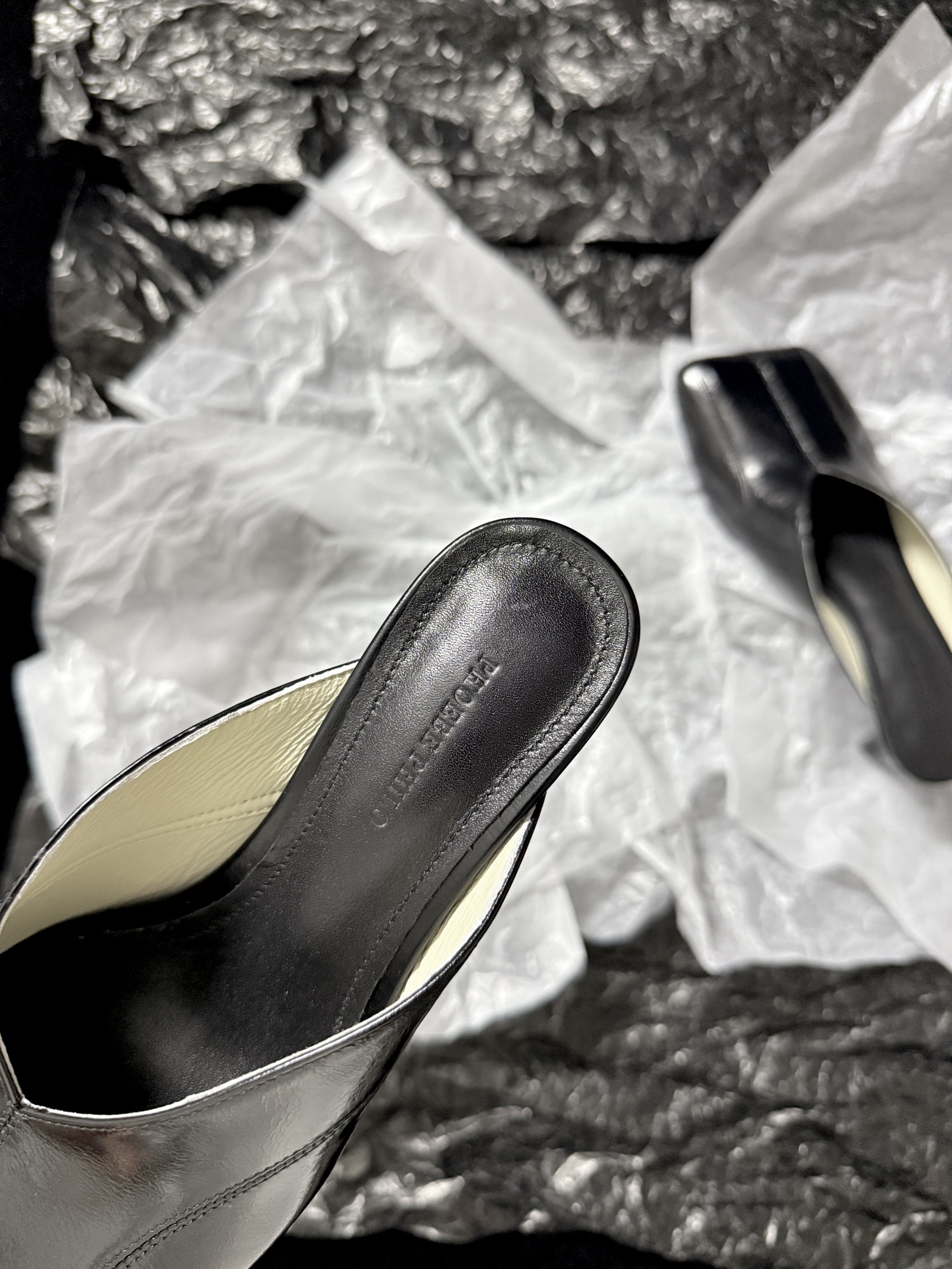 Phoebe Philo Square toe shoes