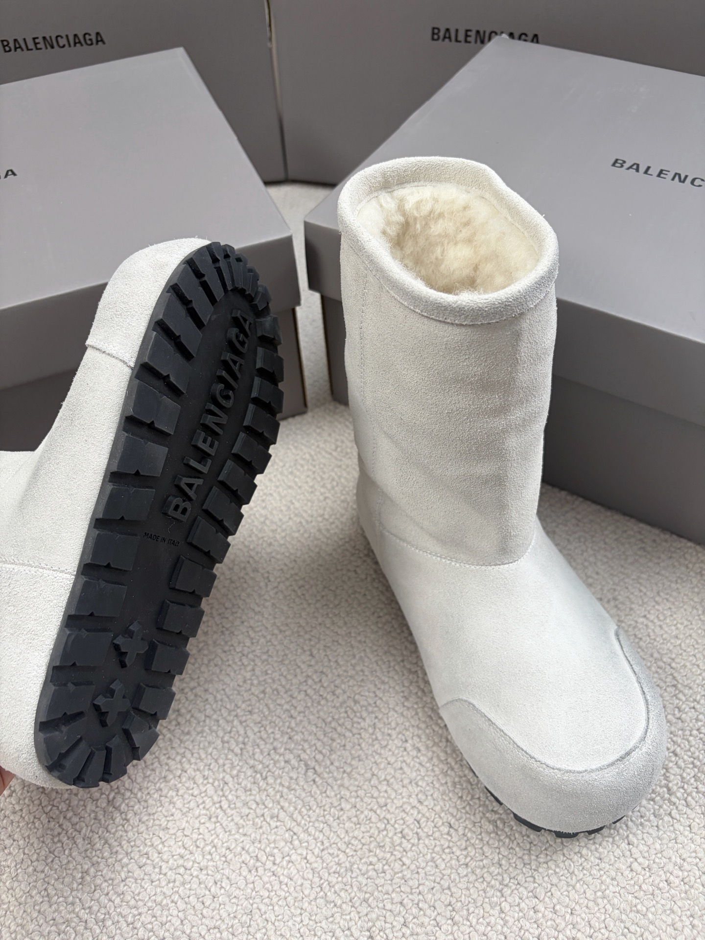 Balenciaga Snow Boots Cotton Shoes
