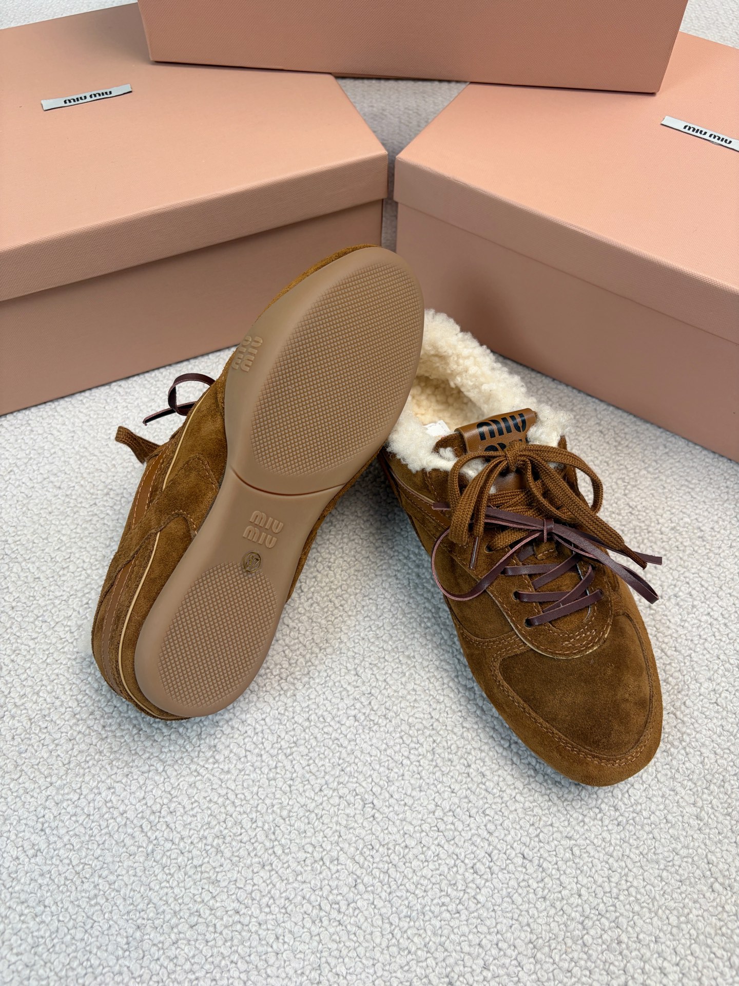 Miu Miu New Runway German Army Trainer Shoes