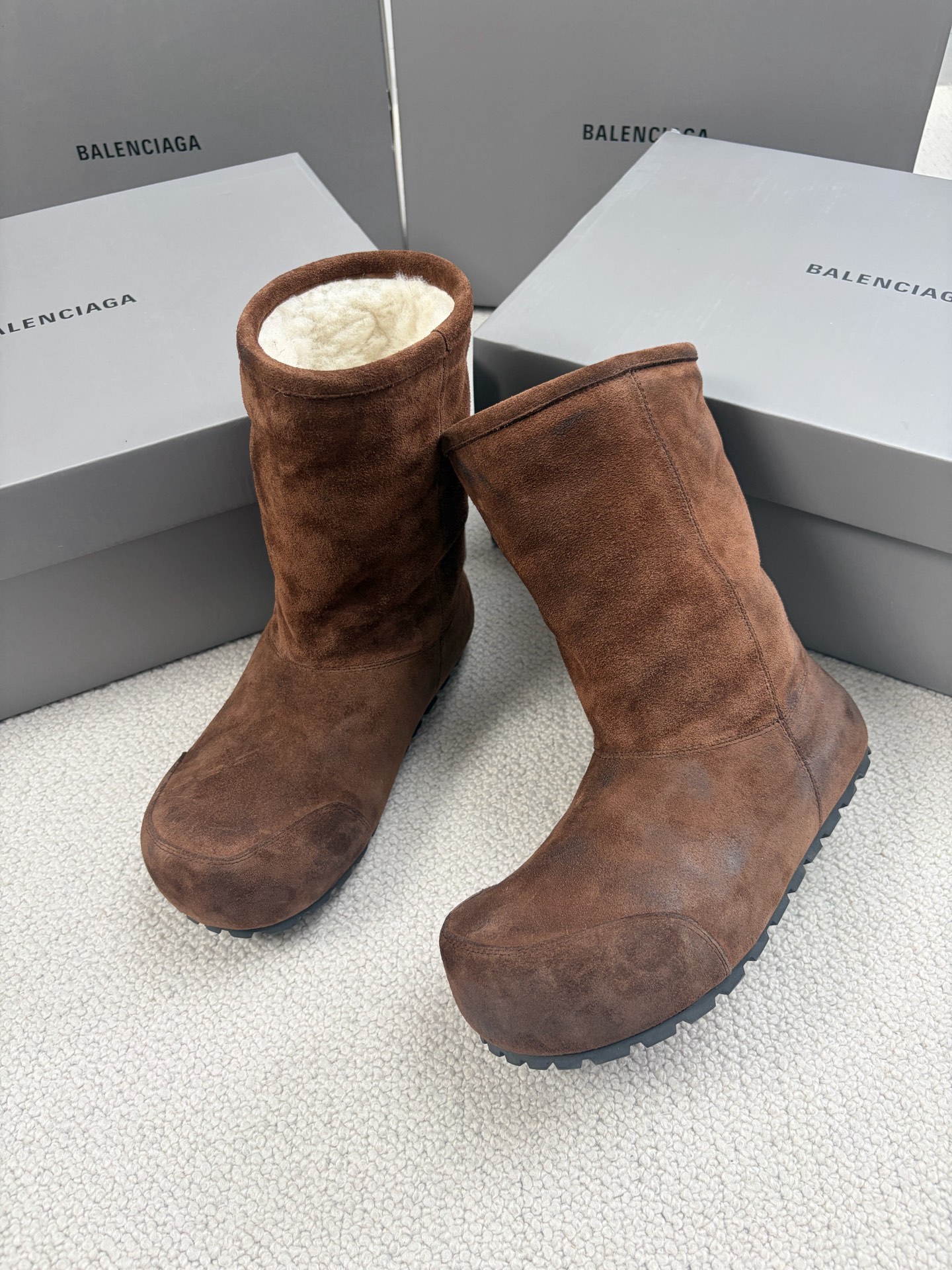 Balenciaga Snow Boots Cotton Shoes