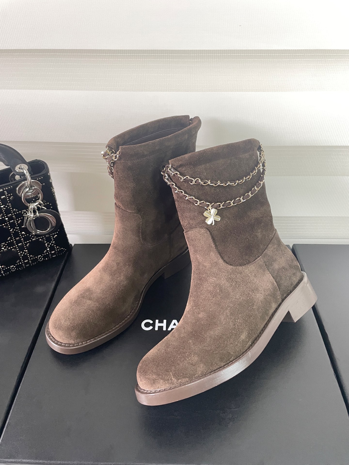 CHANEL autumn and winter new style chain boots
