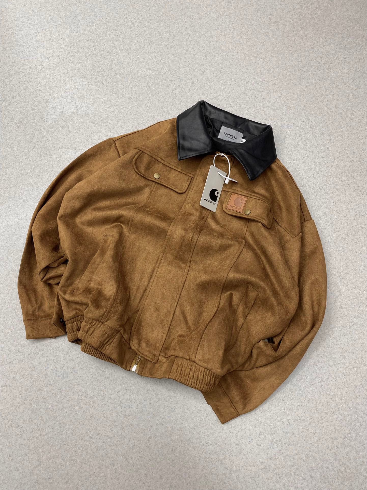 Carhartt Suede Patchwork Retro Jacket