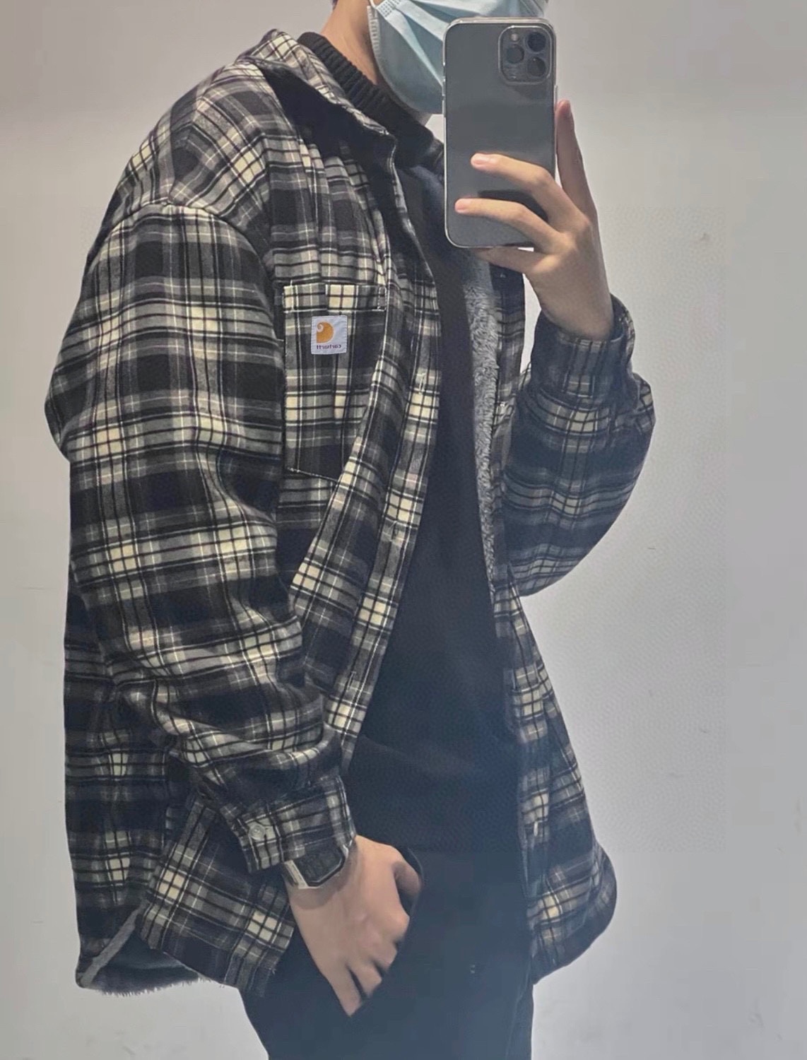 Carhartt Fleece-Lined Plaid Shirt