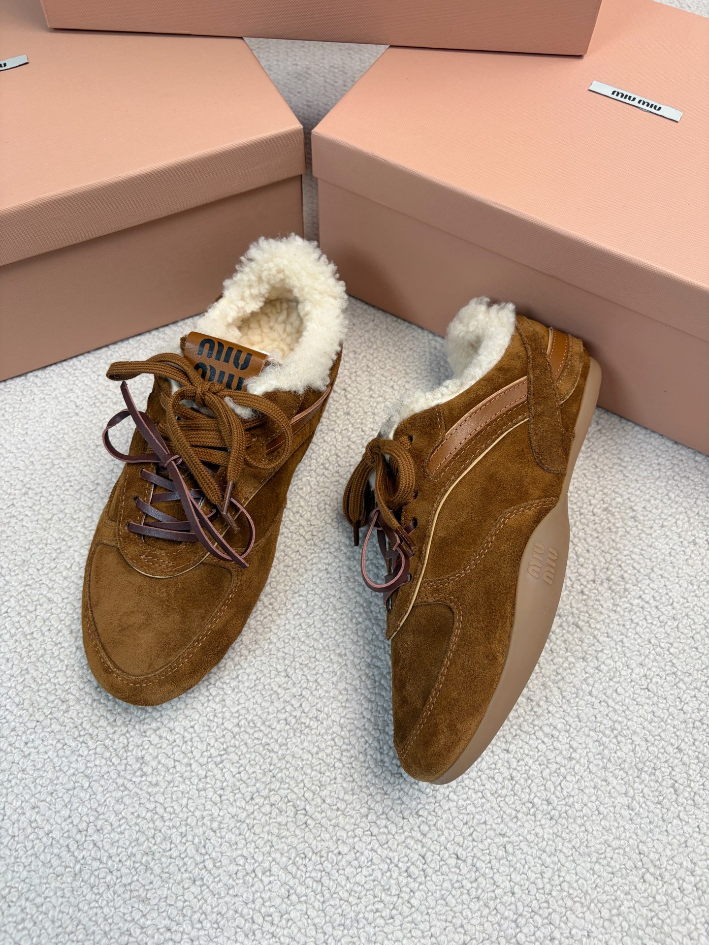 Miu Miu New Runway German Army Trainer Shoes