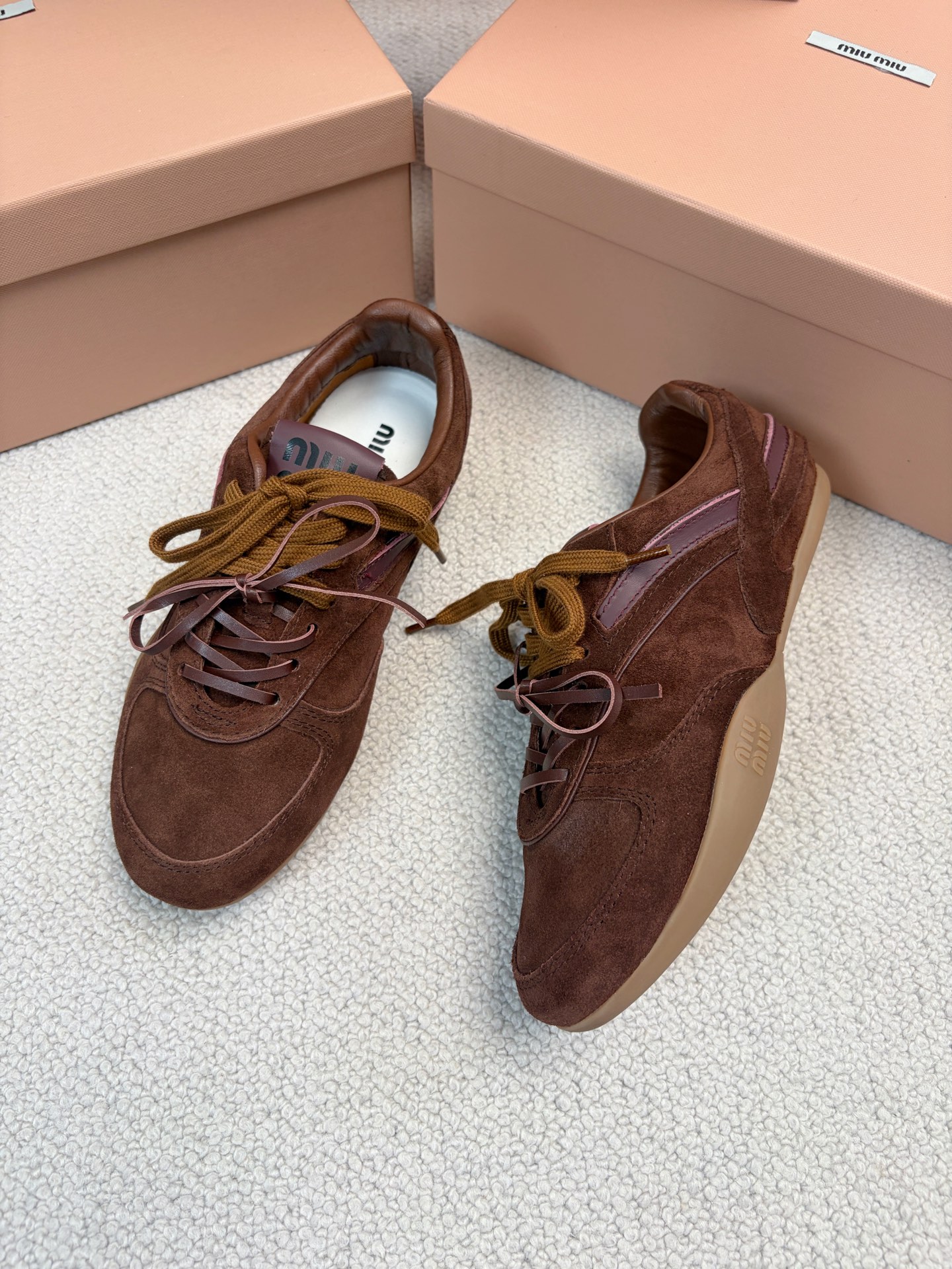 MiuMiu New Runway German Army Trainer Casual Shoes