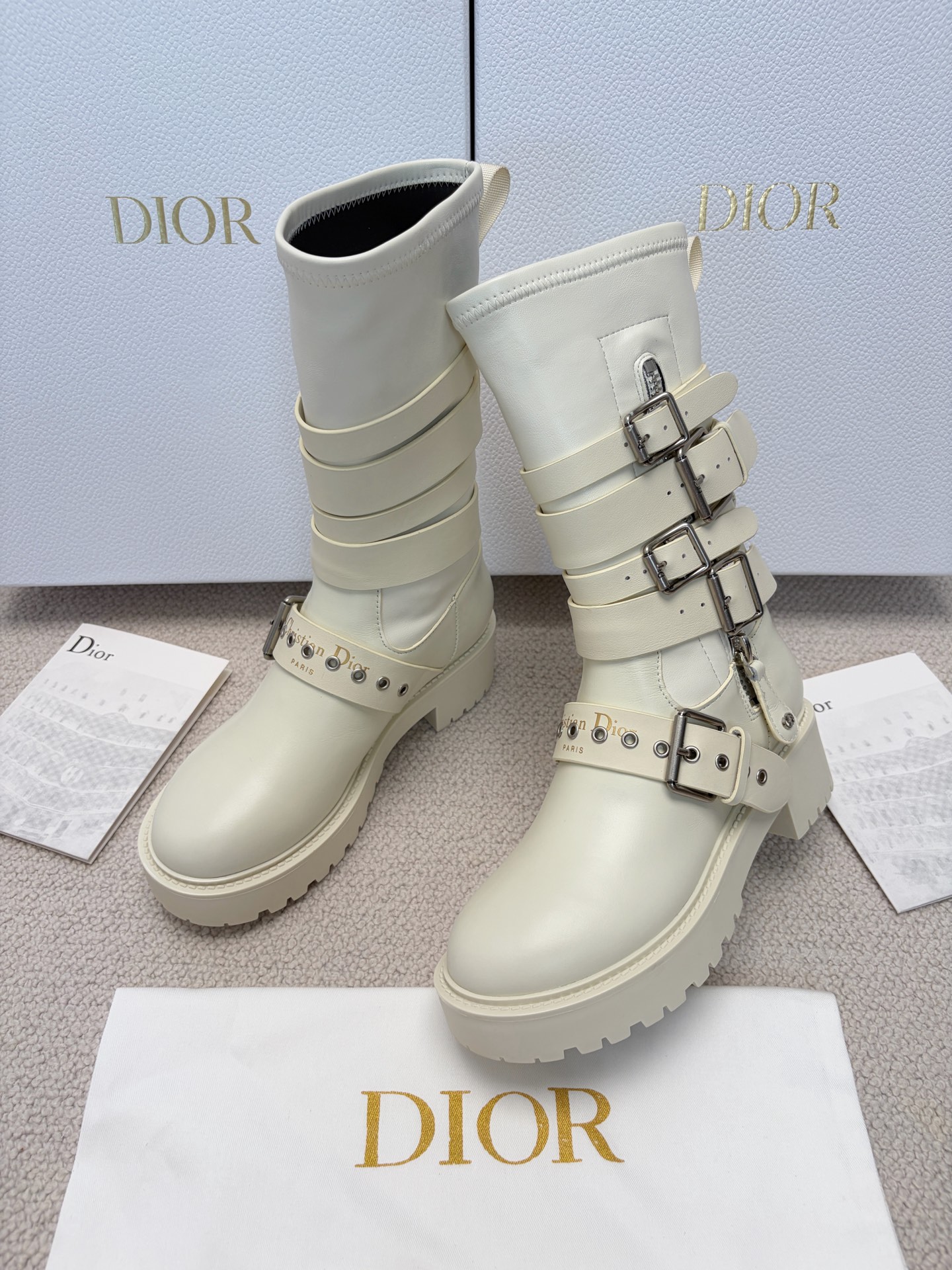 Dior 25s New Punk Motorcycle Boots
