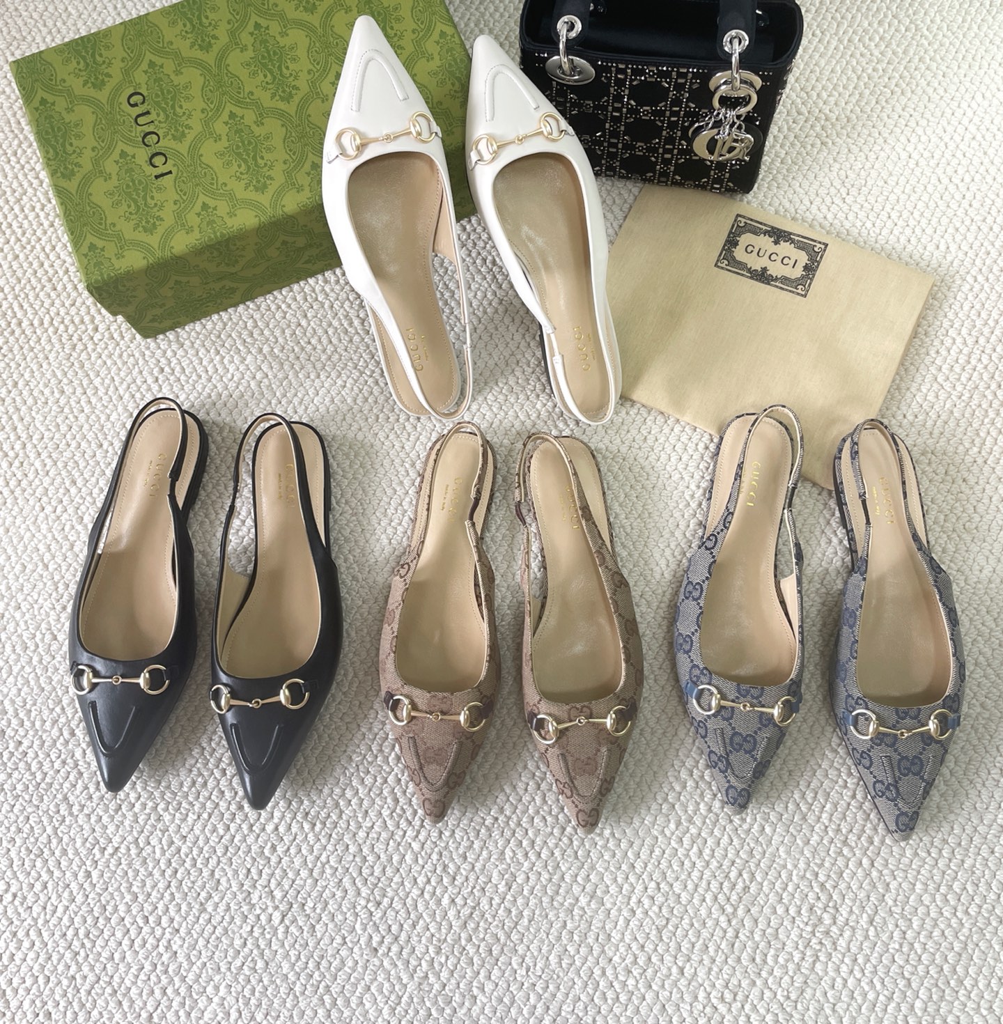 Gucci Pointed Horsebit V-shaped series