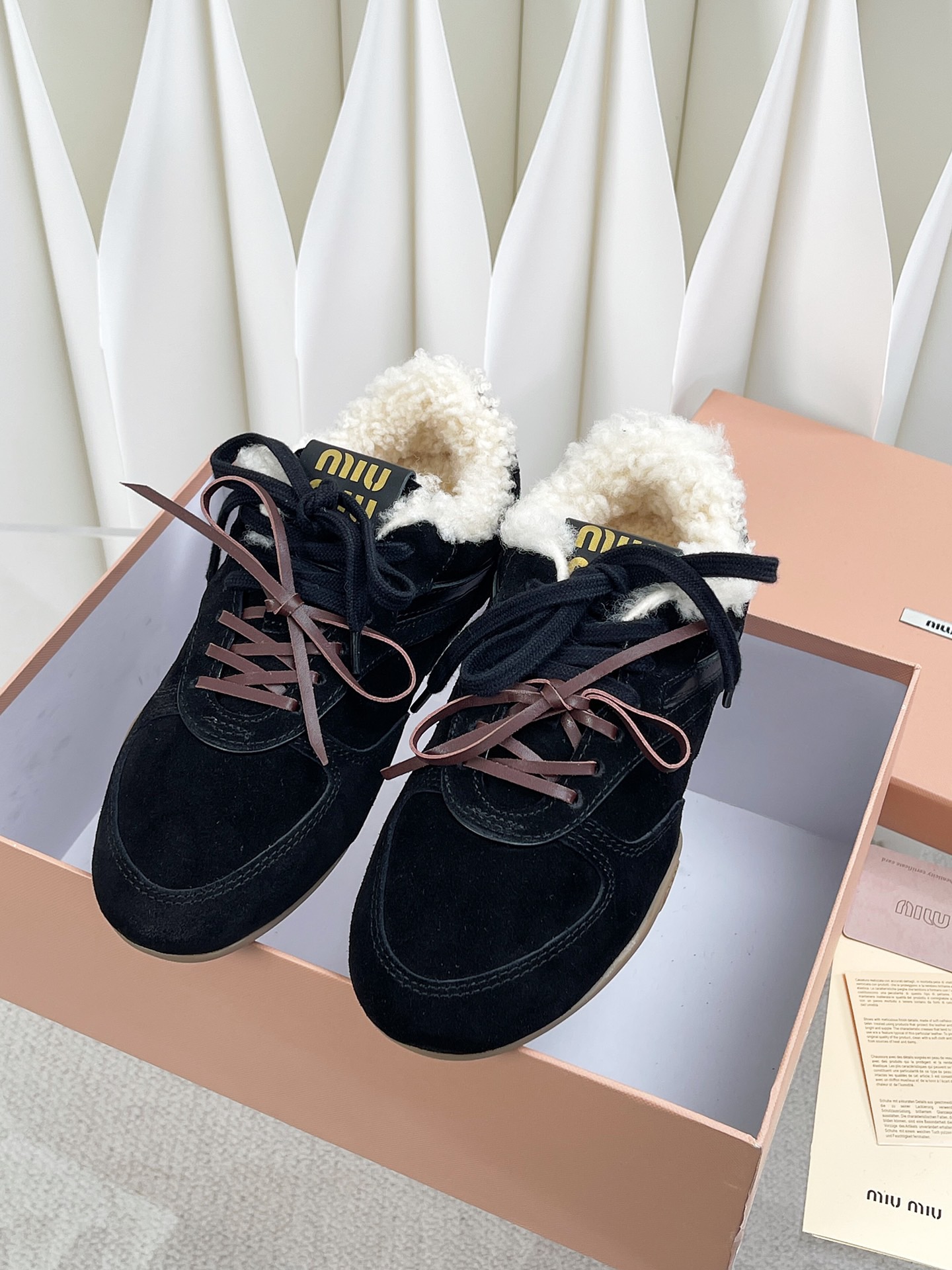 Miu Miu New Runway German Army Trainer Shoes