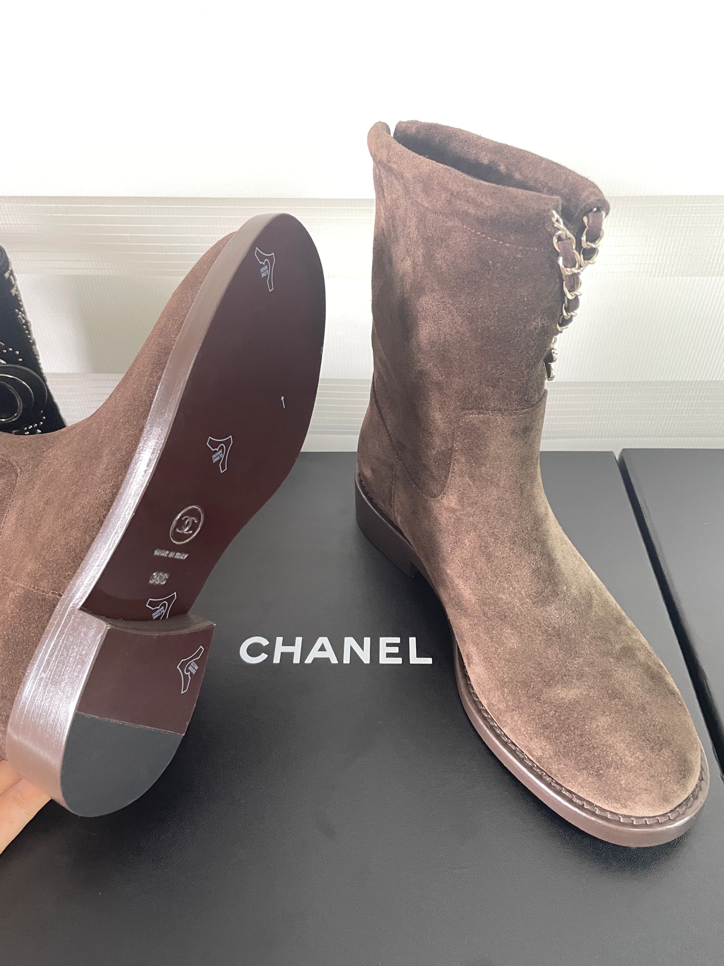 CHANEL autumn and winter new style chain boots