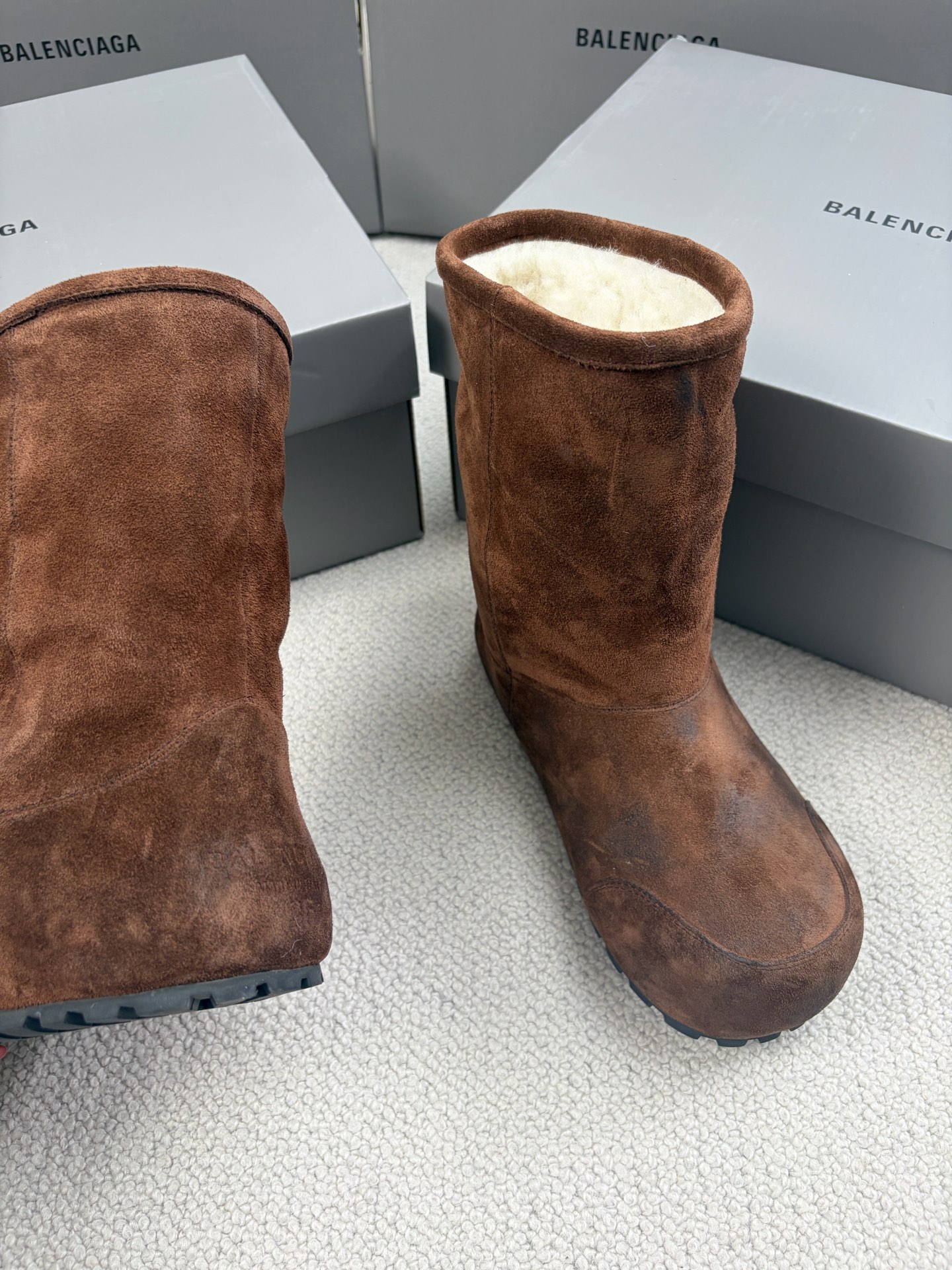 Balenciaga Snow Boots Cotton Shoes