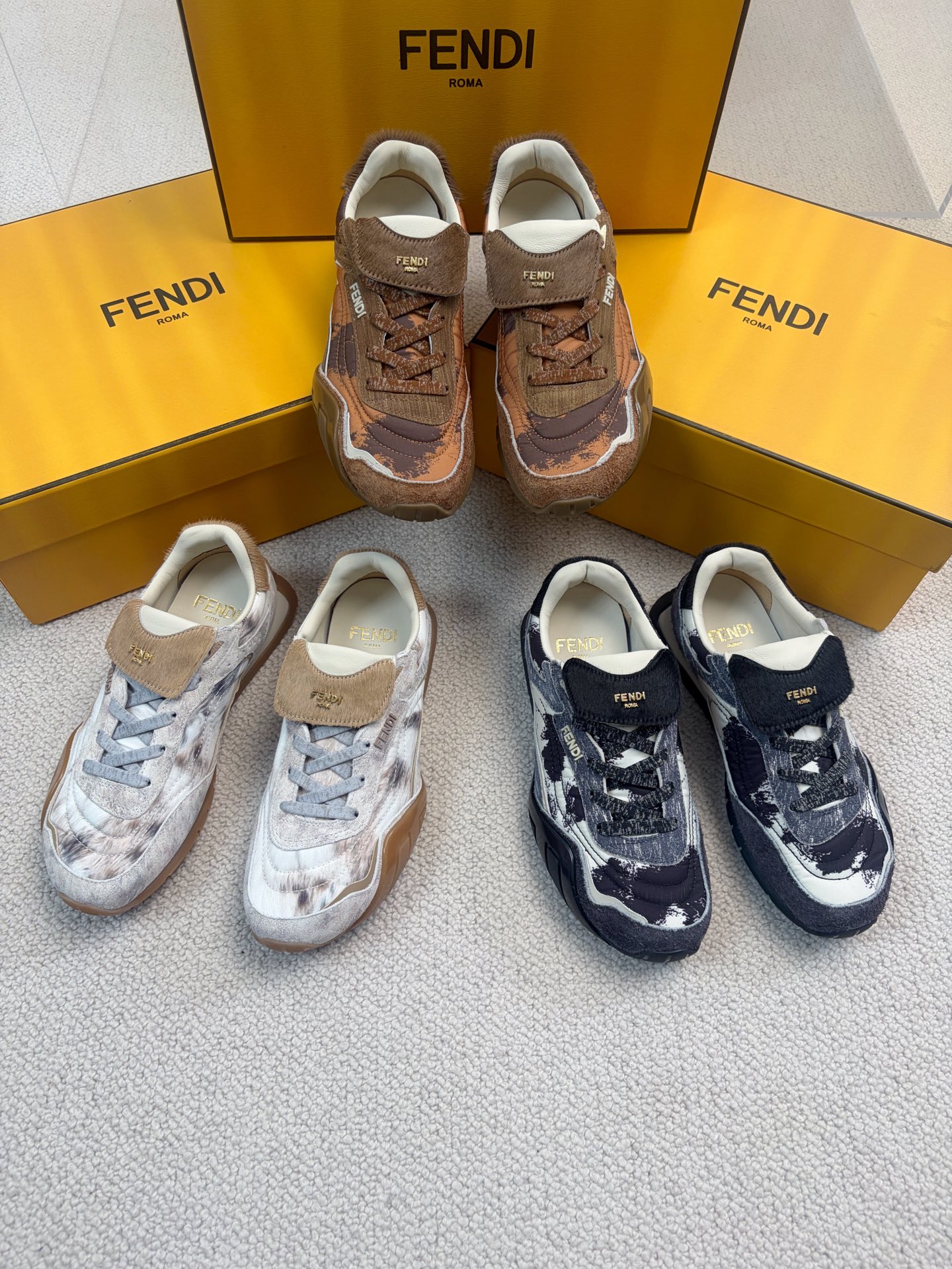 FENDI Arran German Army Trainer Sports shoes