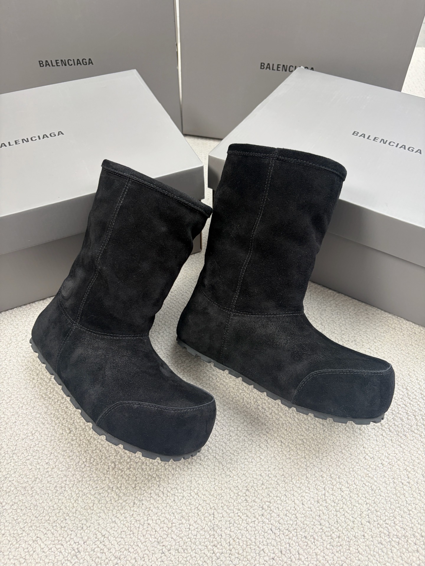 Balenciaga Snow Boots Cotton Shoes