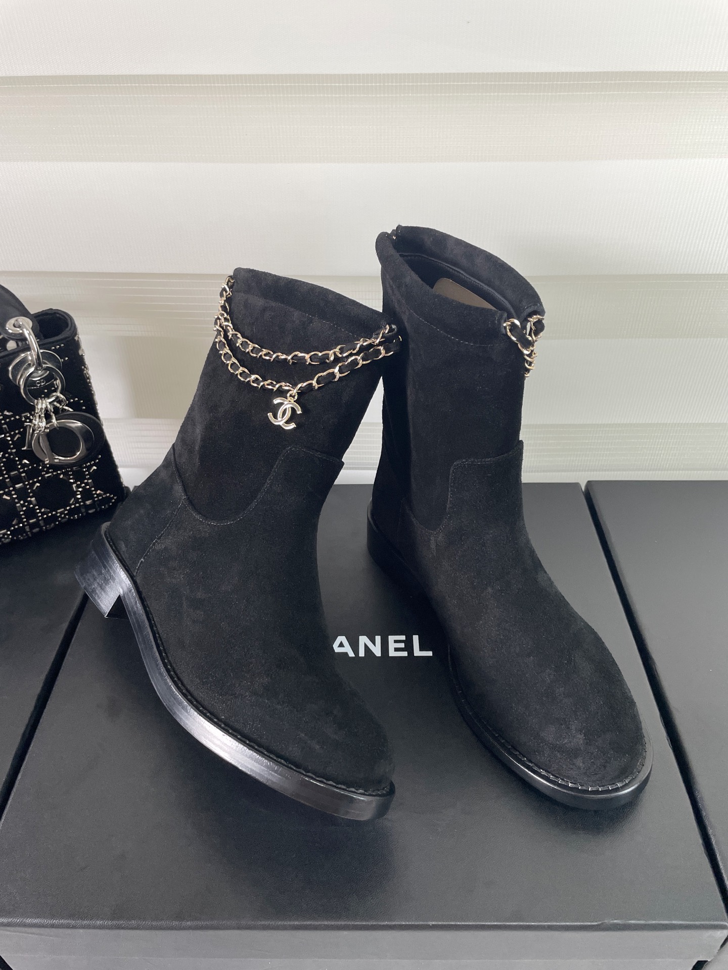 CHANEL autumn and winter new style chain boots