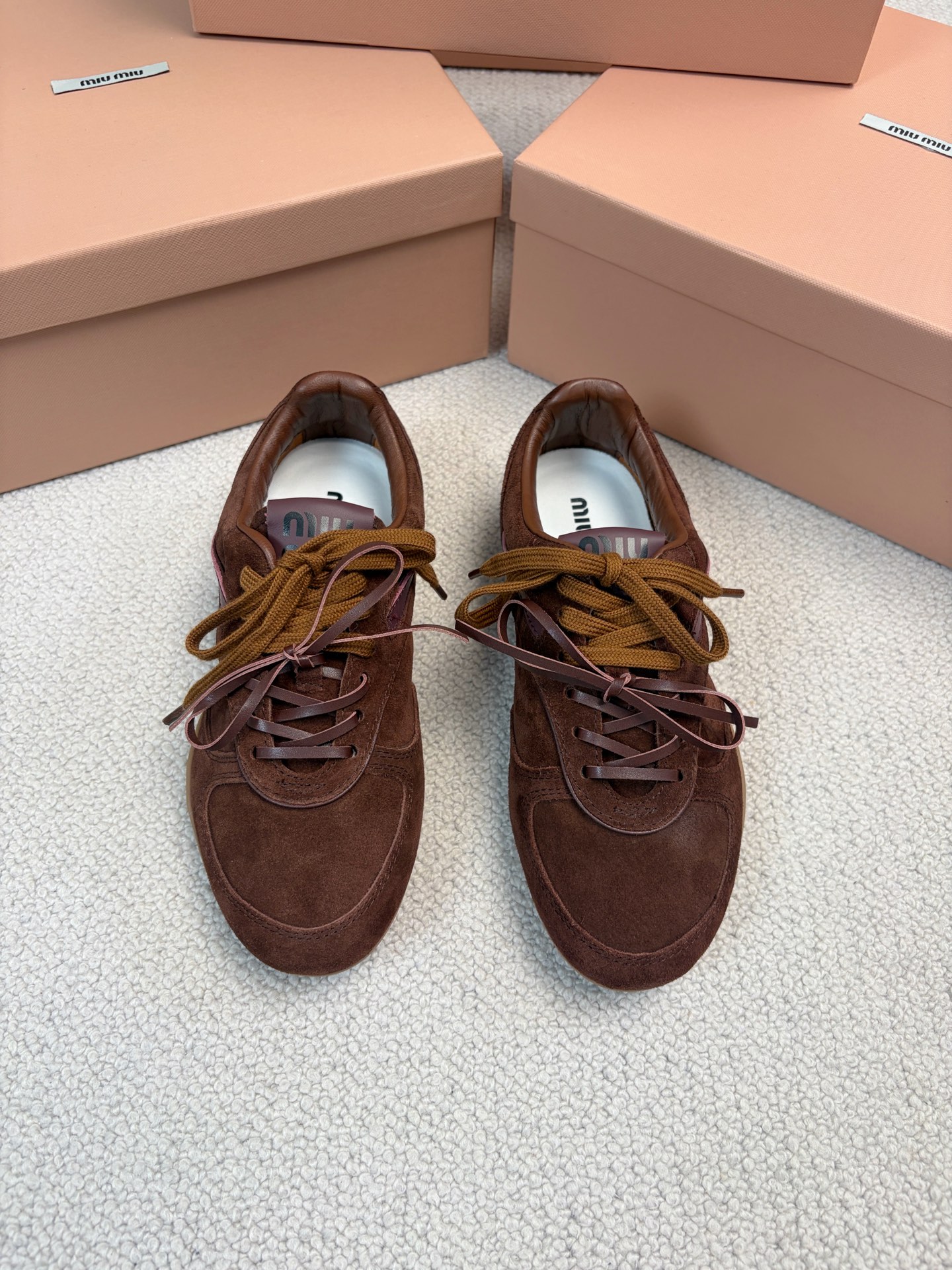 MiuMiu New Runway German Army Trainer Casual Shoes