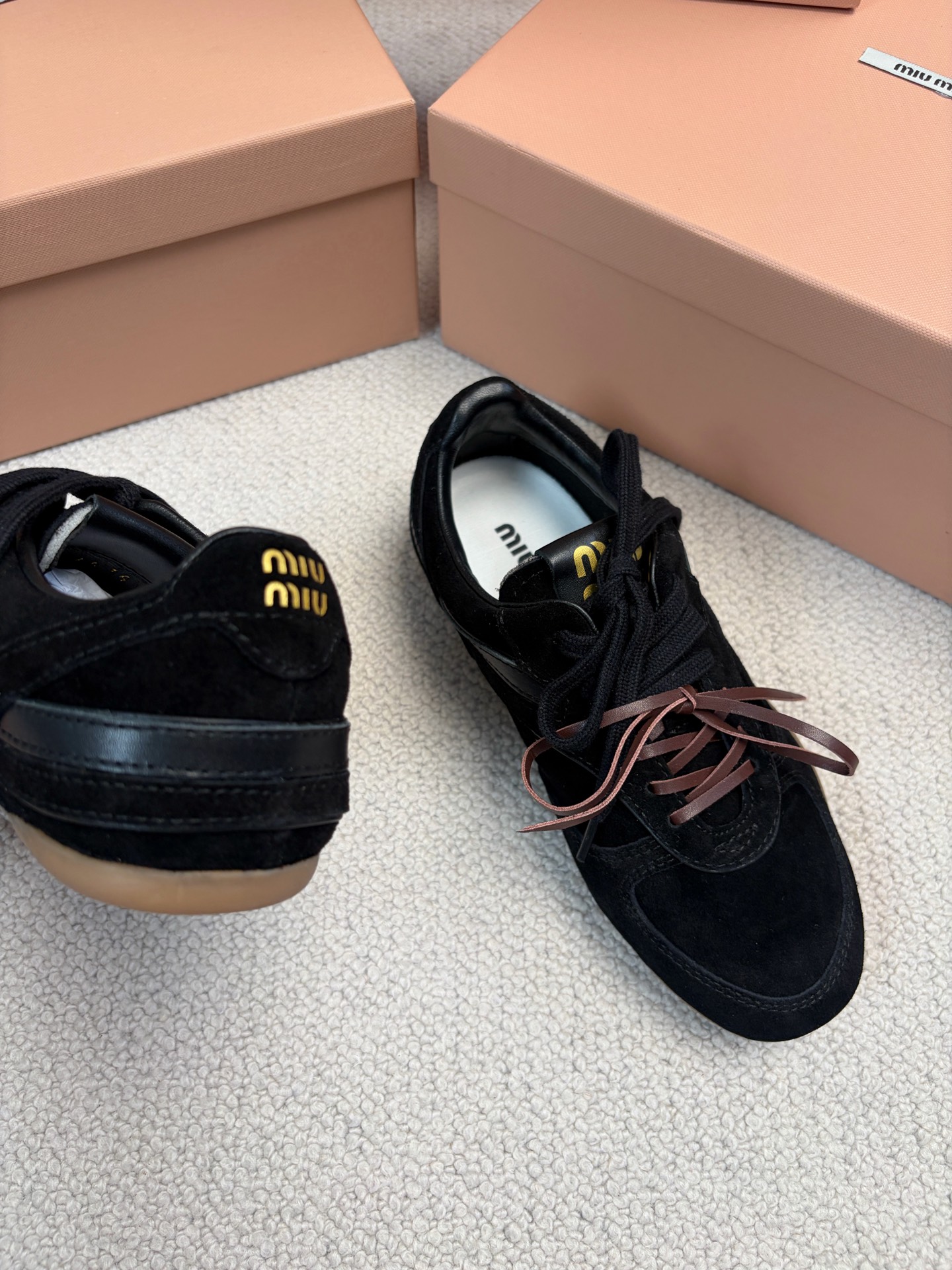 MiuMiu New Runway German Army Trainer Casual Shoes