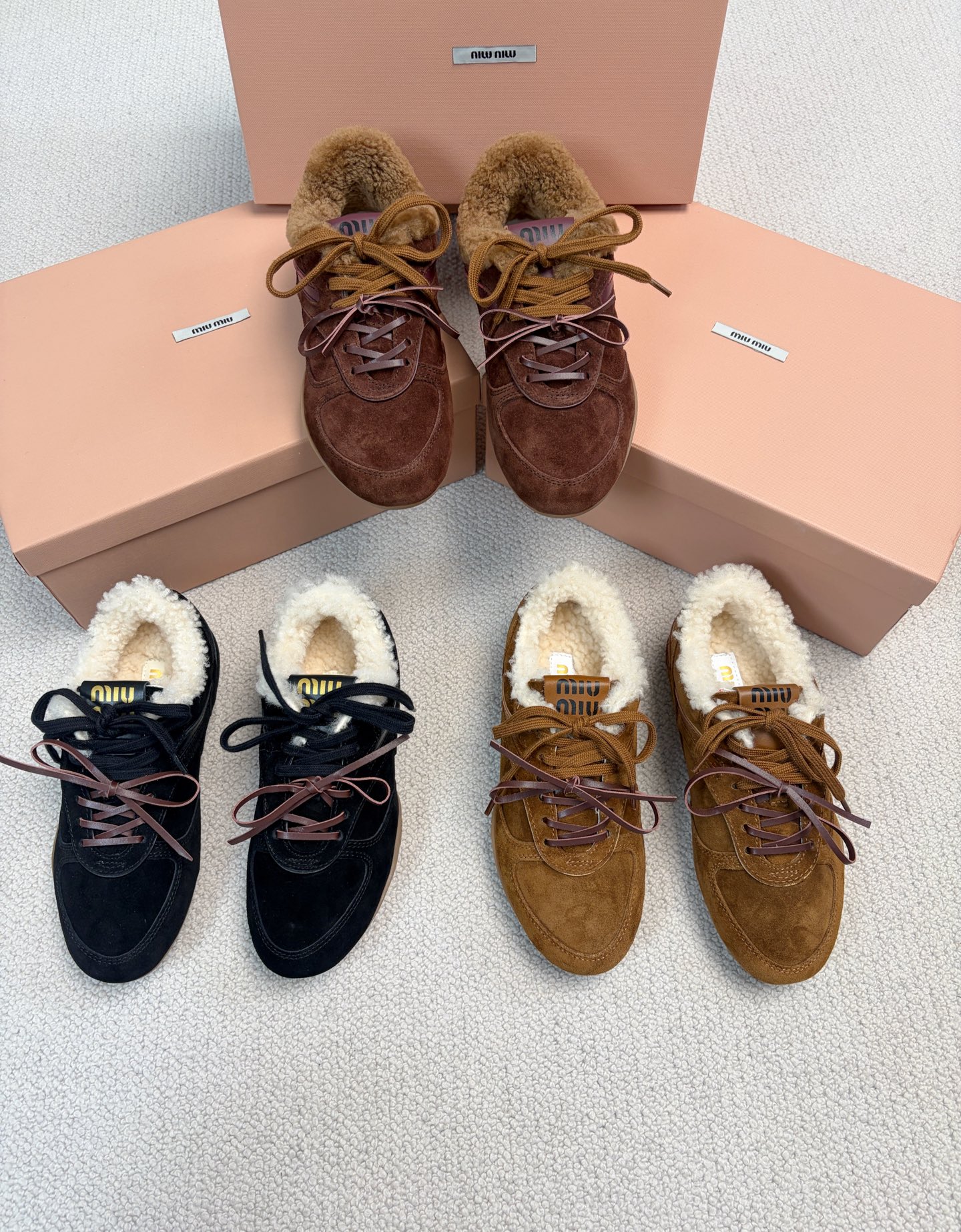 Miu Miu New Runway German Army Trainer Shoes