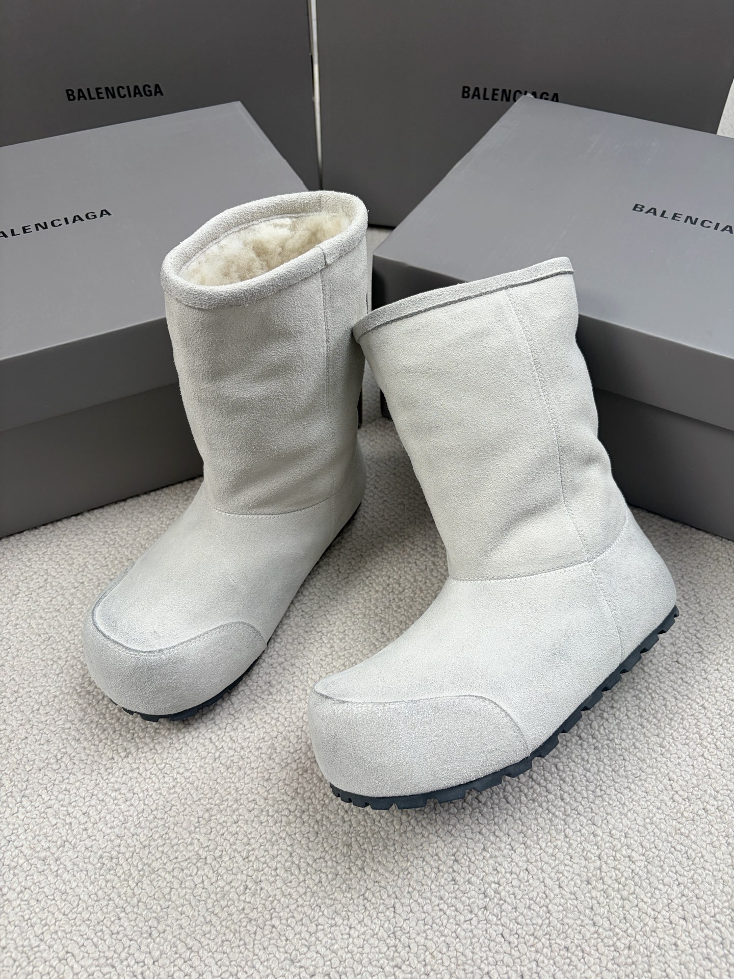 Balenciaga Snow Boots Cotton Shoes