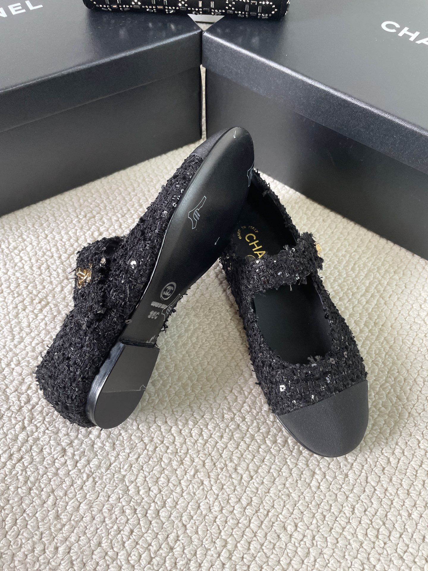 Chanel little Chanel Mary Jane single shoes